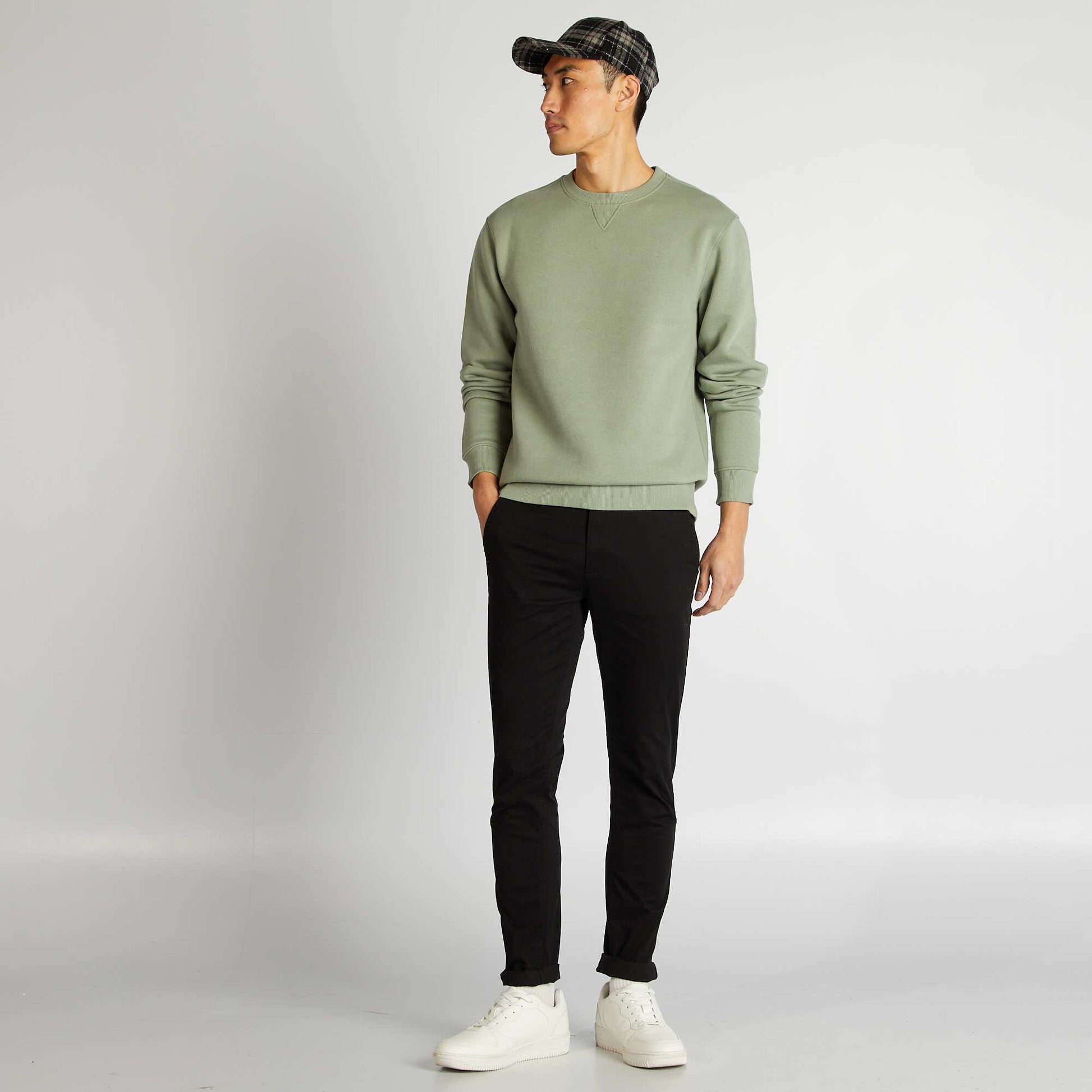 Chino skinny L34 NOIR