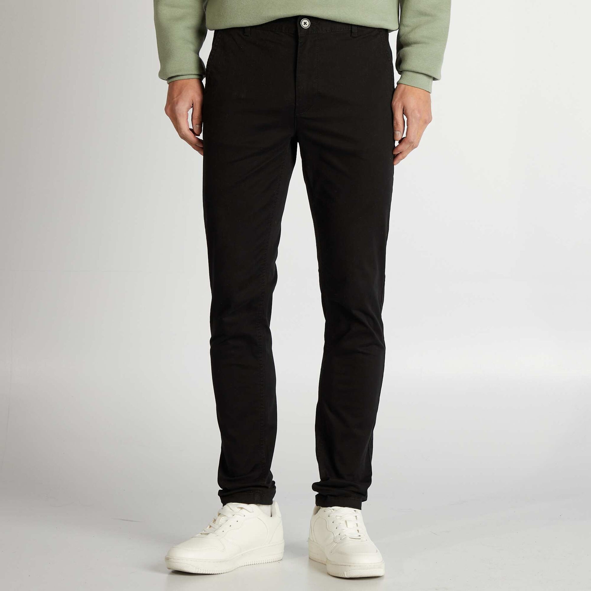 Chino skinny L34 NOIR