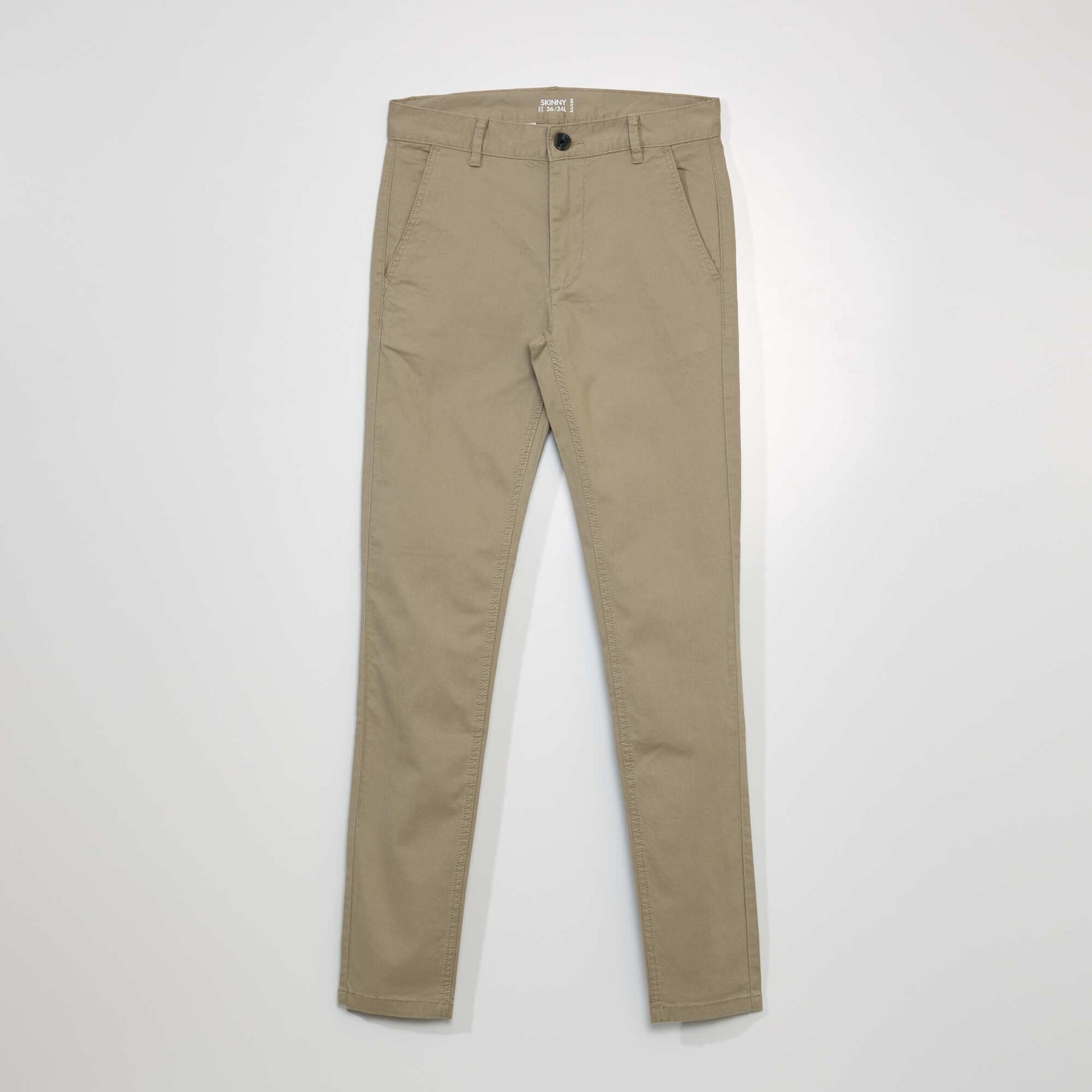 Chino skinny L34 BEIGE