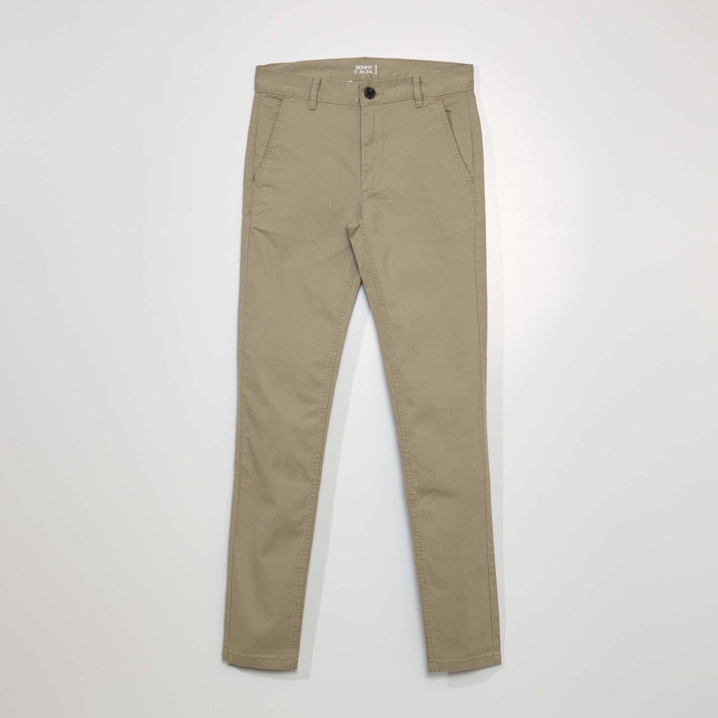 Chino skinny L34 BEIGE