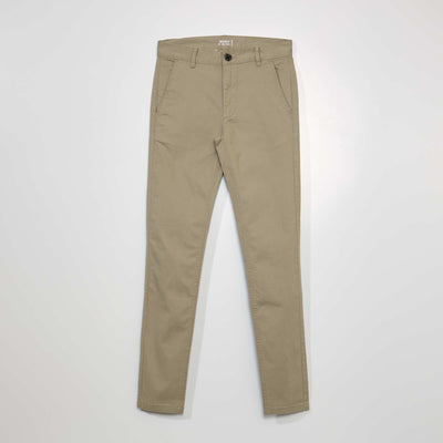 Chino skinny L34 BEIGE