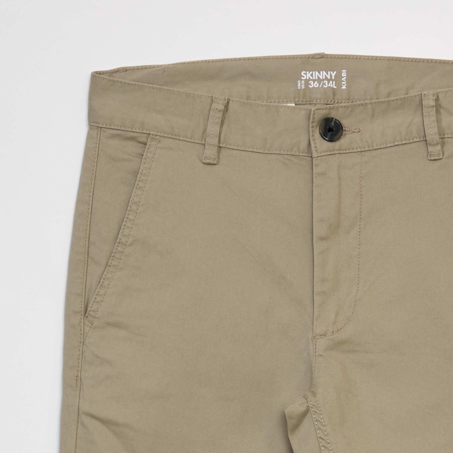 Chino skinny L34 BEIGE