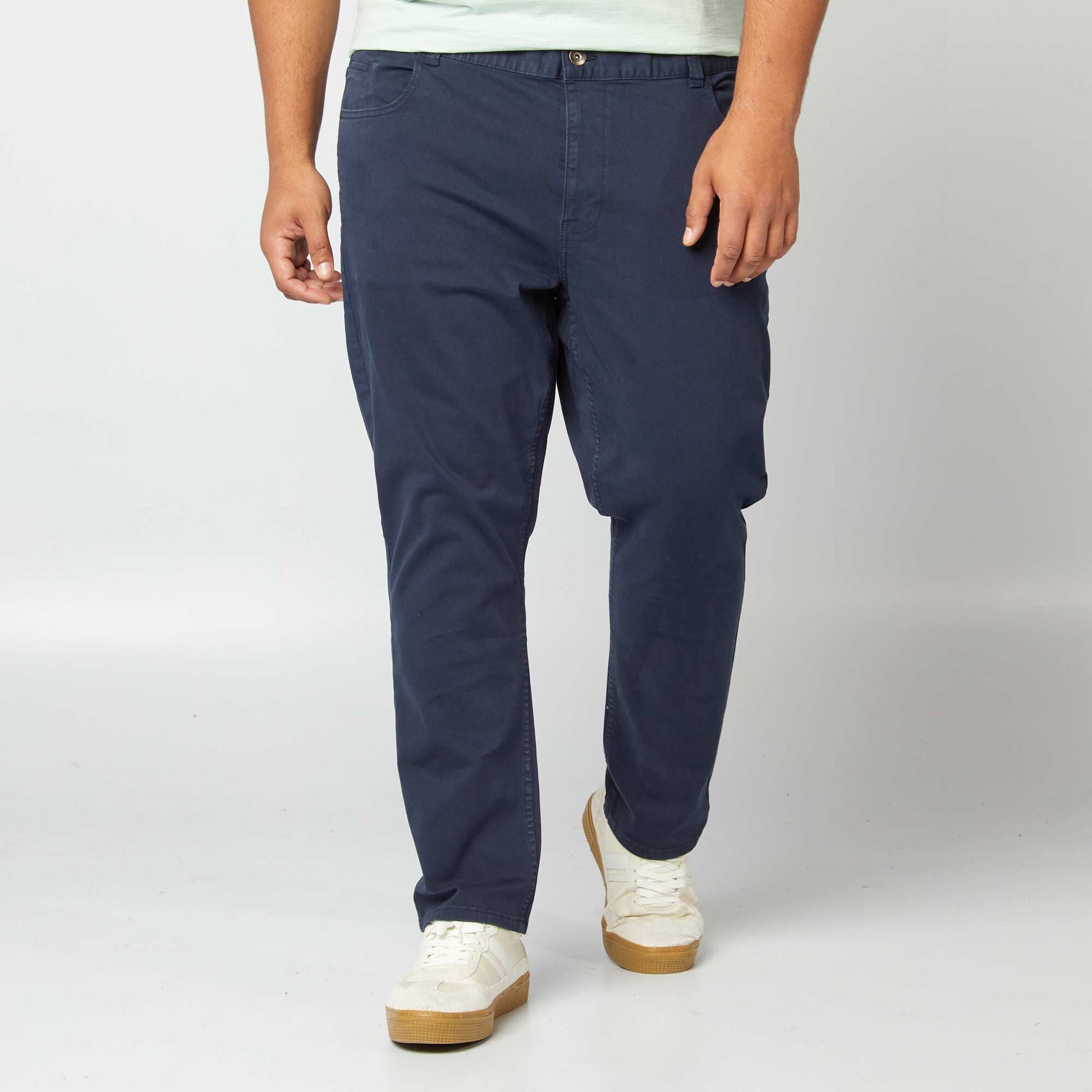 Pantalon slim - L30 BLEU MARINE
