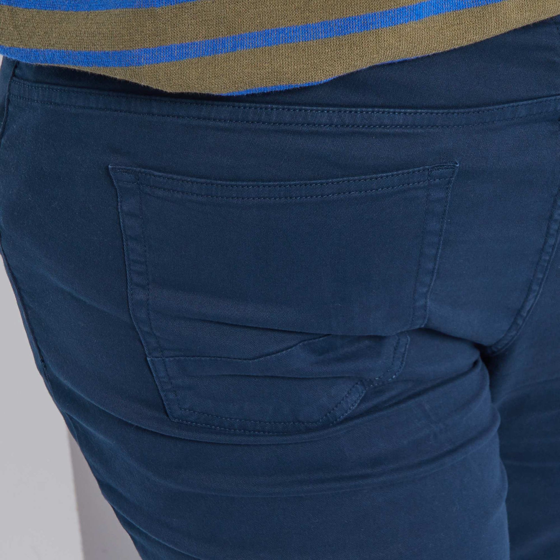 Pantalon slim - L30 BLEU MARINE