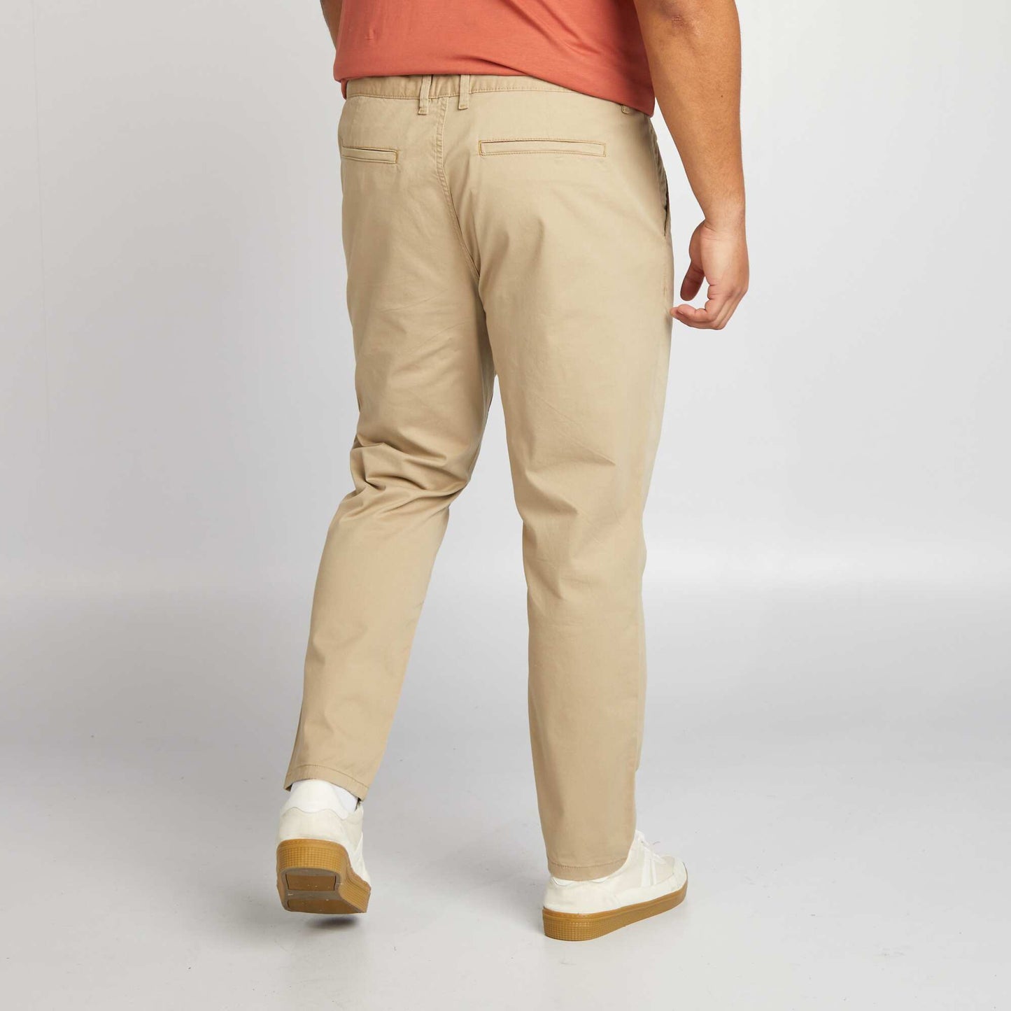 Chino slim en coton stretch - L30 BEIGE