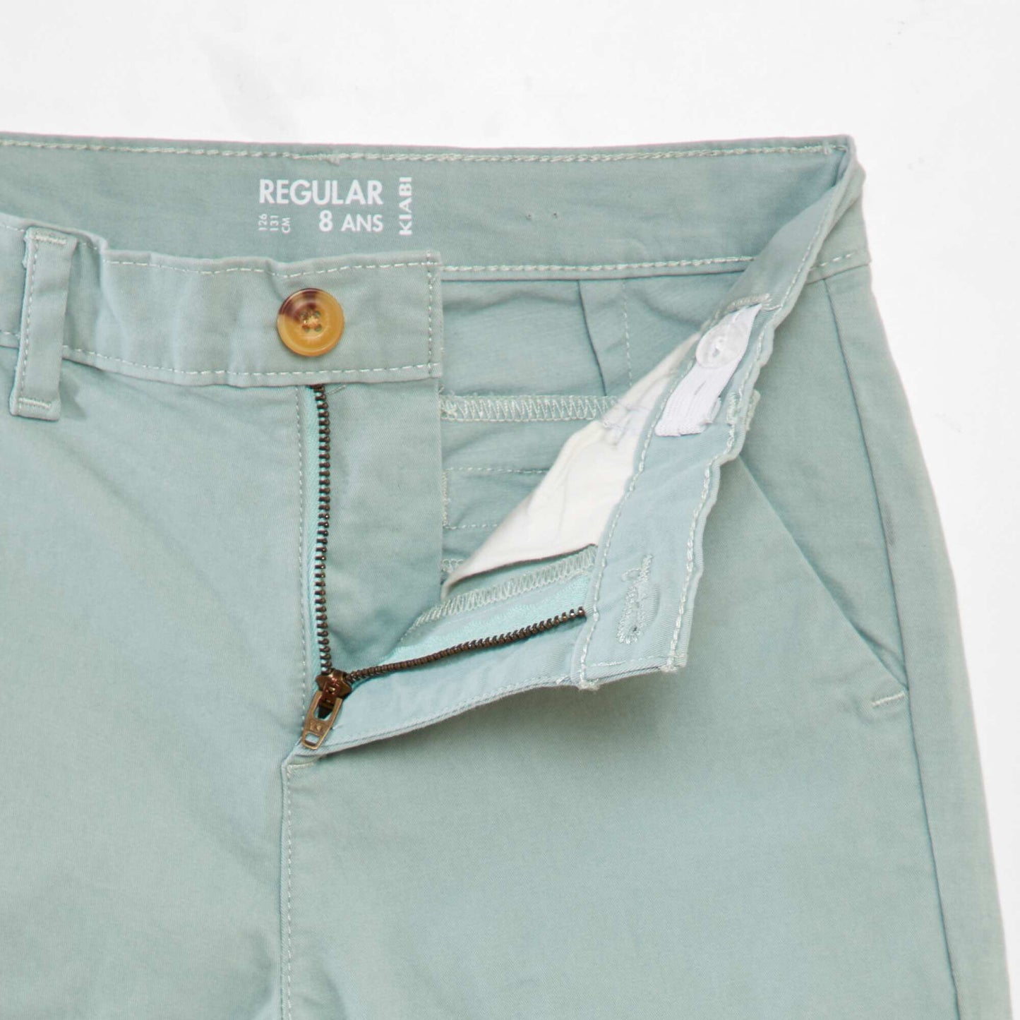 Pantalon chino Vert