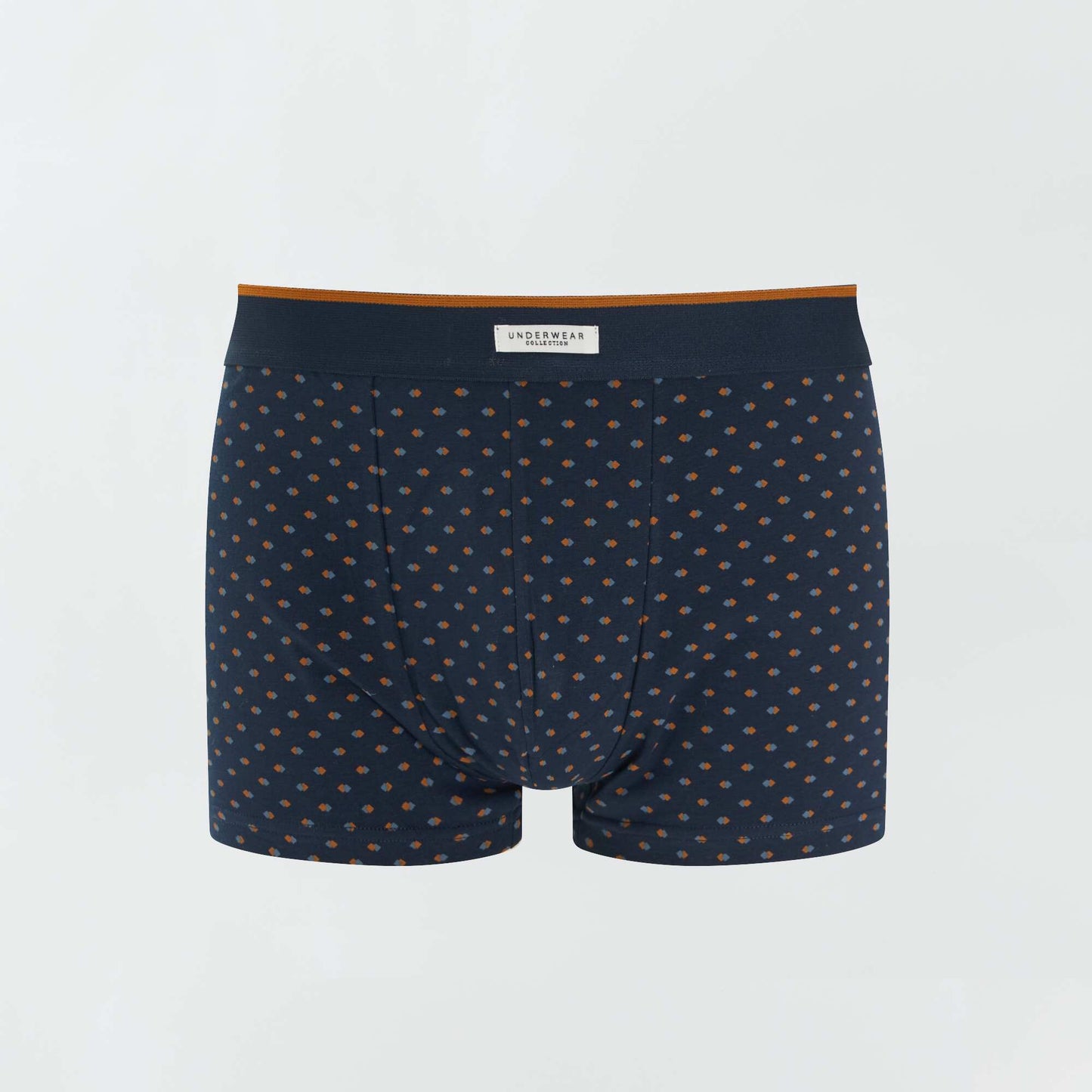 Lot de 3 boxers Moutarde/Marine