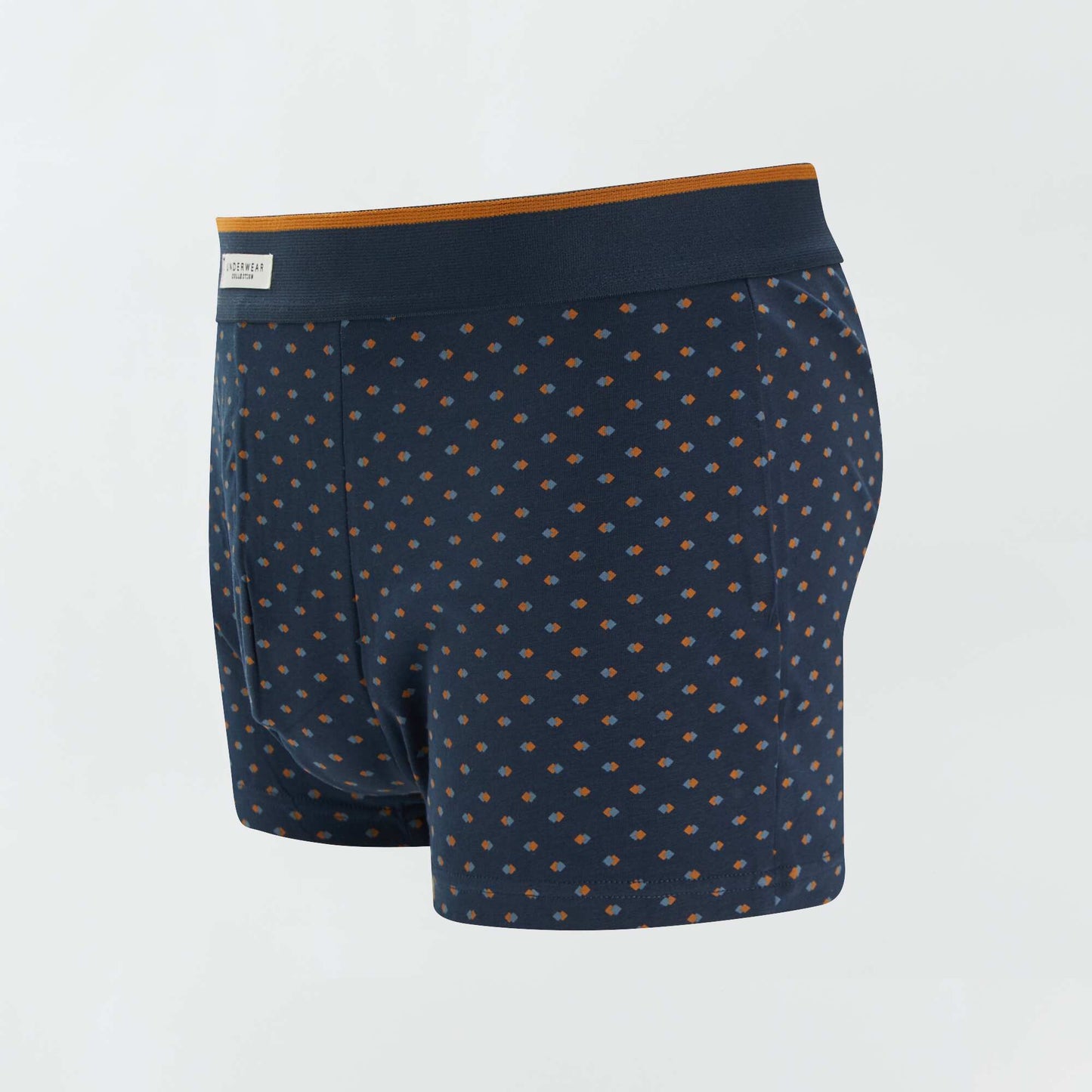 Lot de 3 boxers Moutarde/Marine