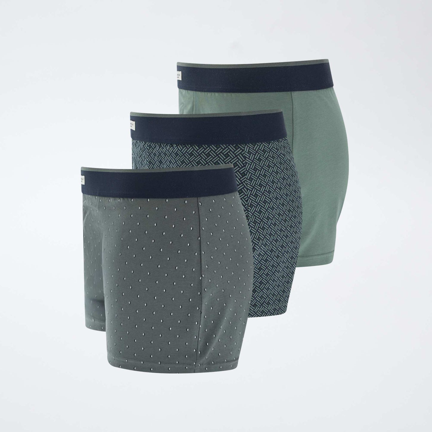 Lot de 3 boxers KAKI