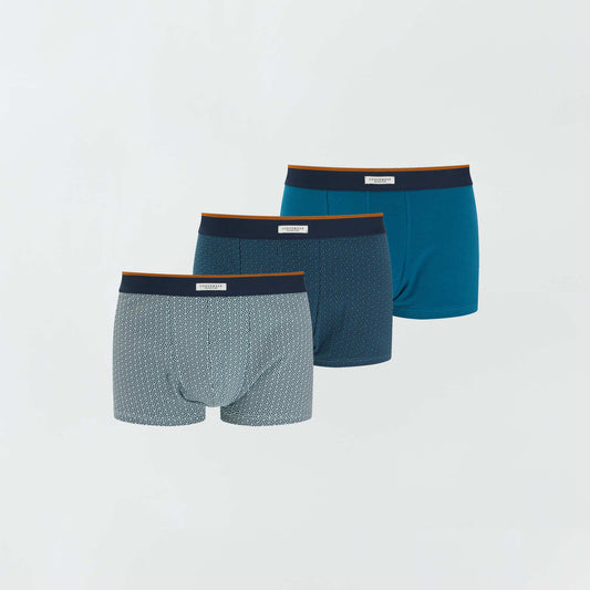 Lot de 3 boxers Vert