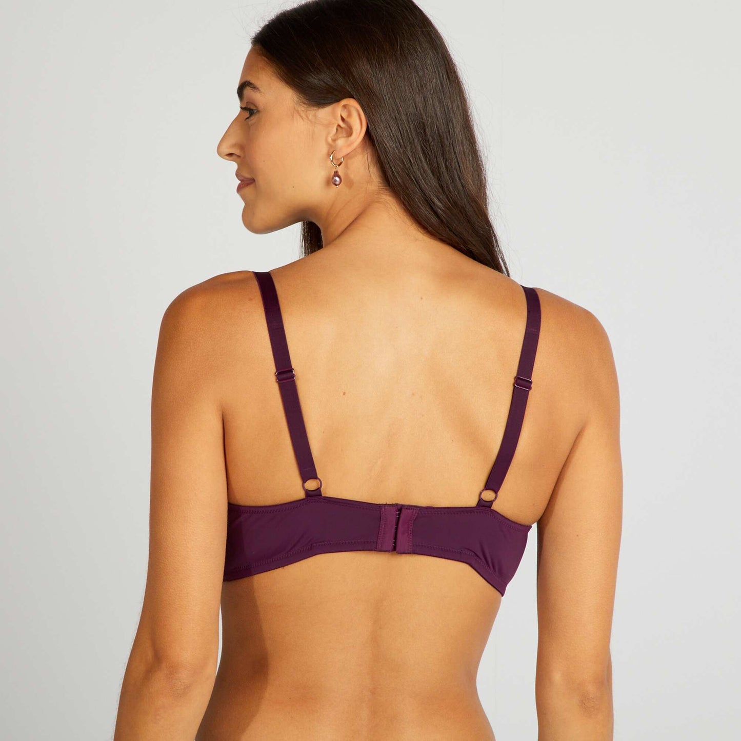 Soutien-gorge paddé bonnet D&E Violet