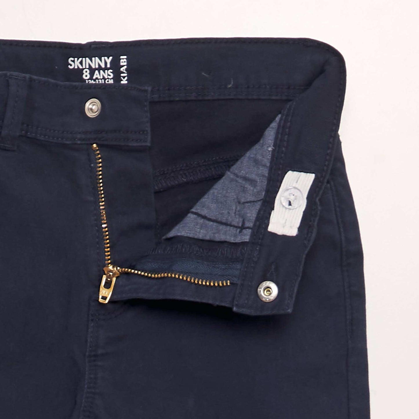 Jean skinny 5 poches bleu marine