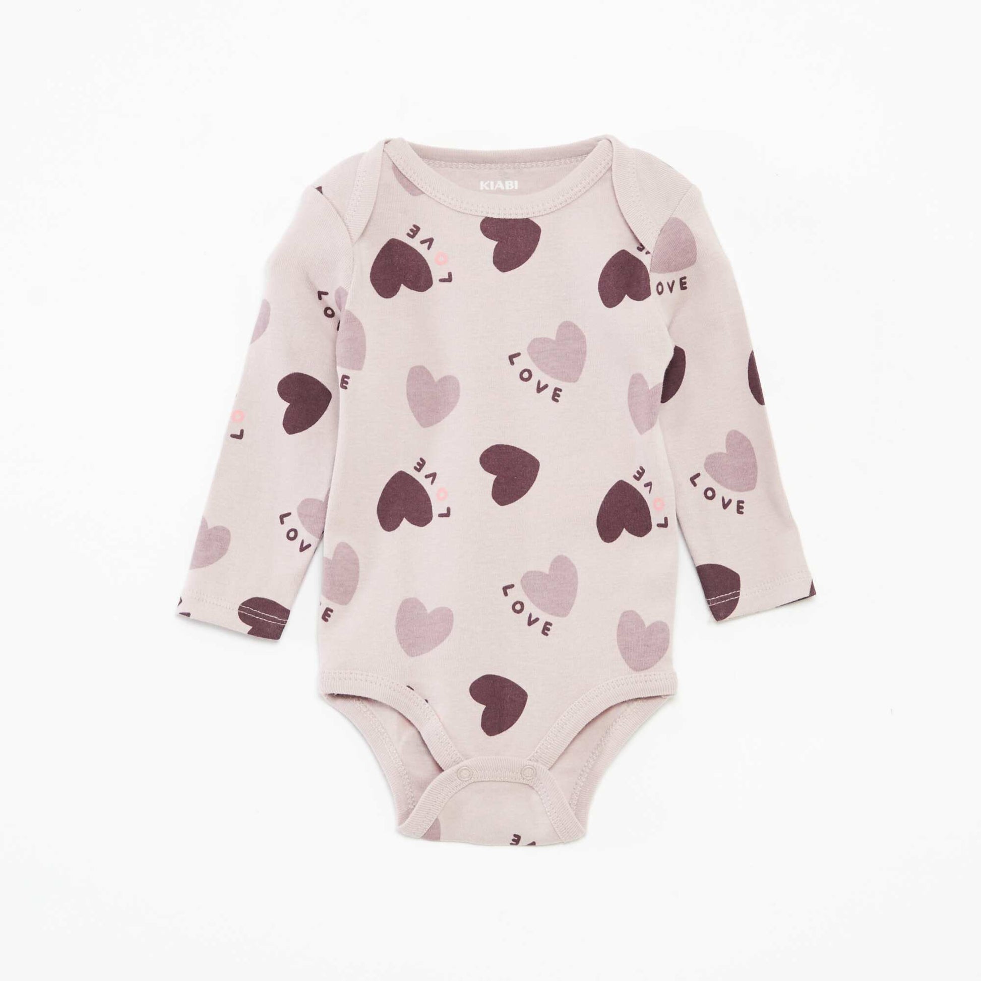 Lot de 3 bodies manches longues VIOLET