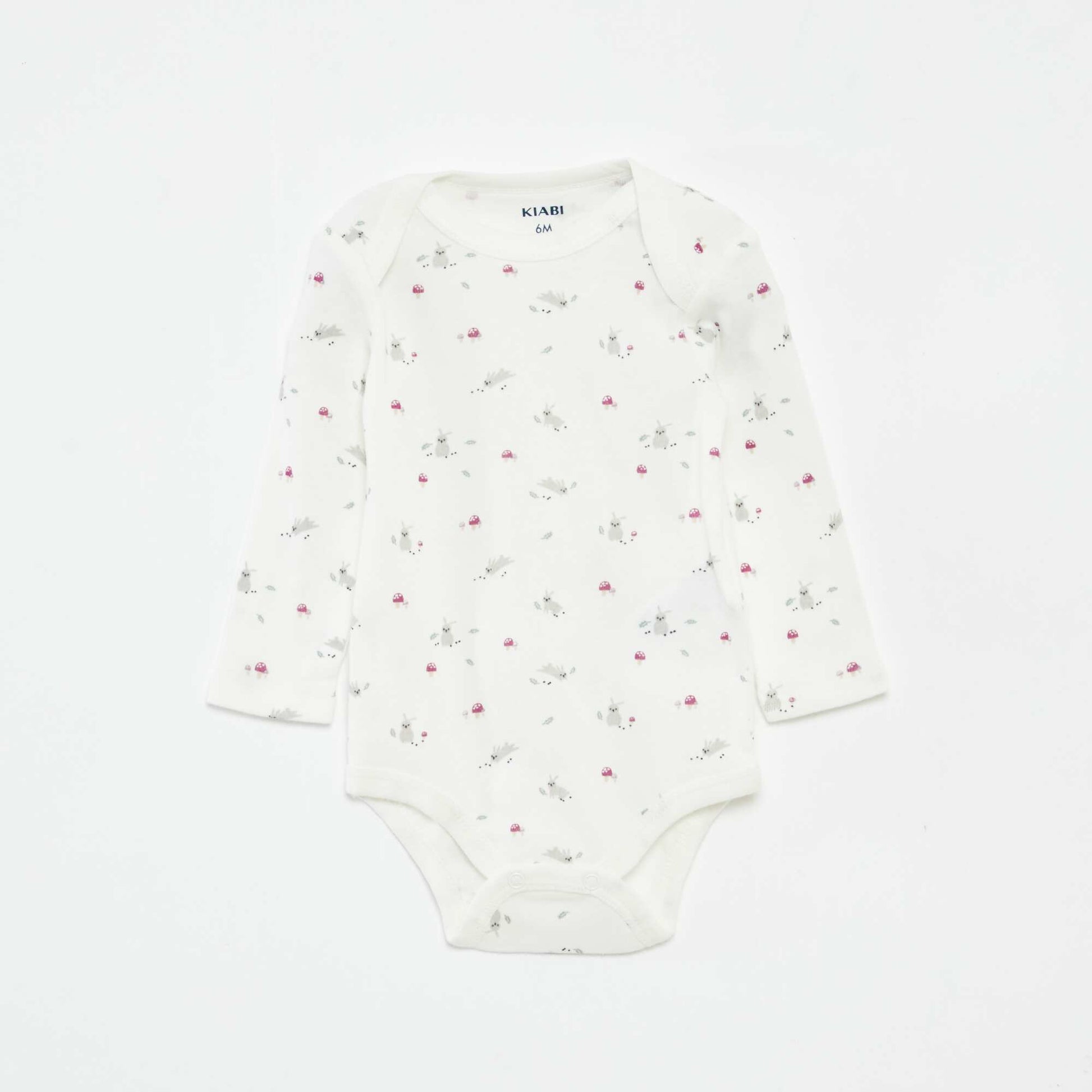 Lot de 3 bodies manches longues BLANC