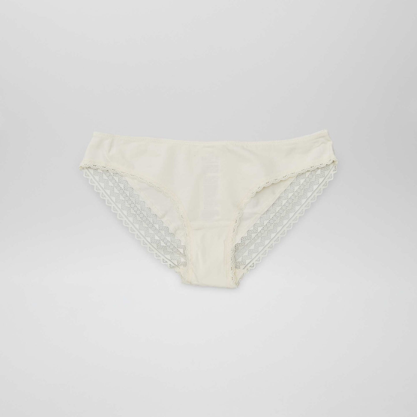 Lot de 3 culottes coton dentelle KAKI