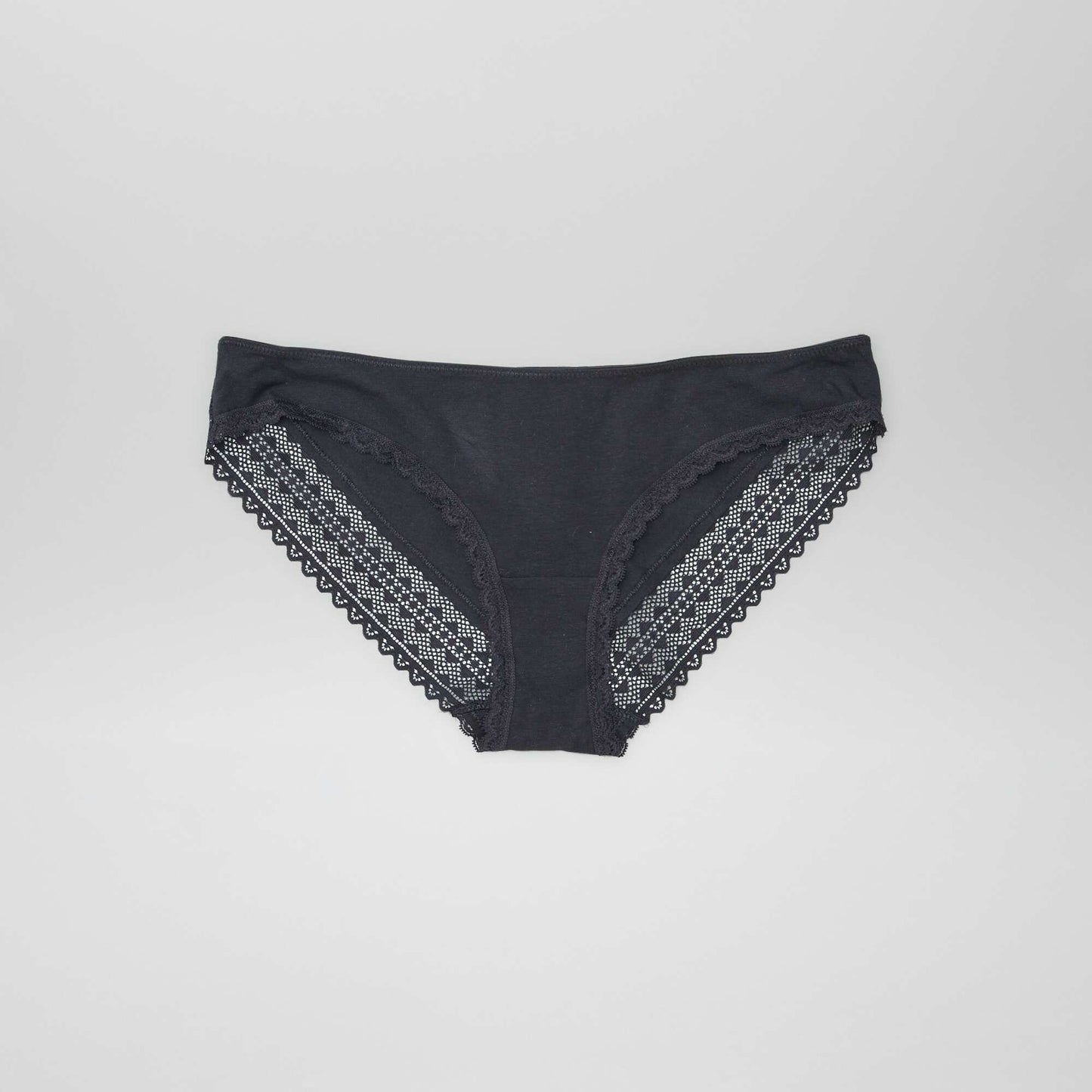Lot de 3 culottes coton dentelle KAKI