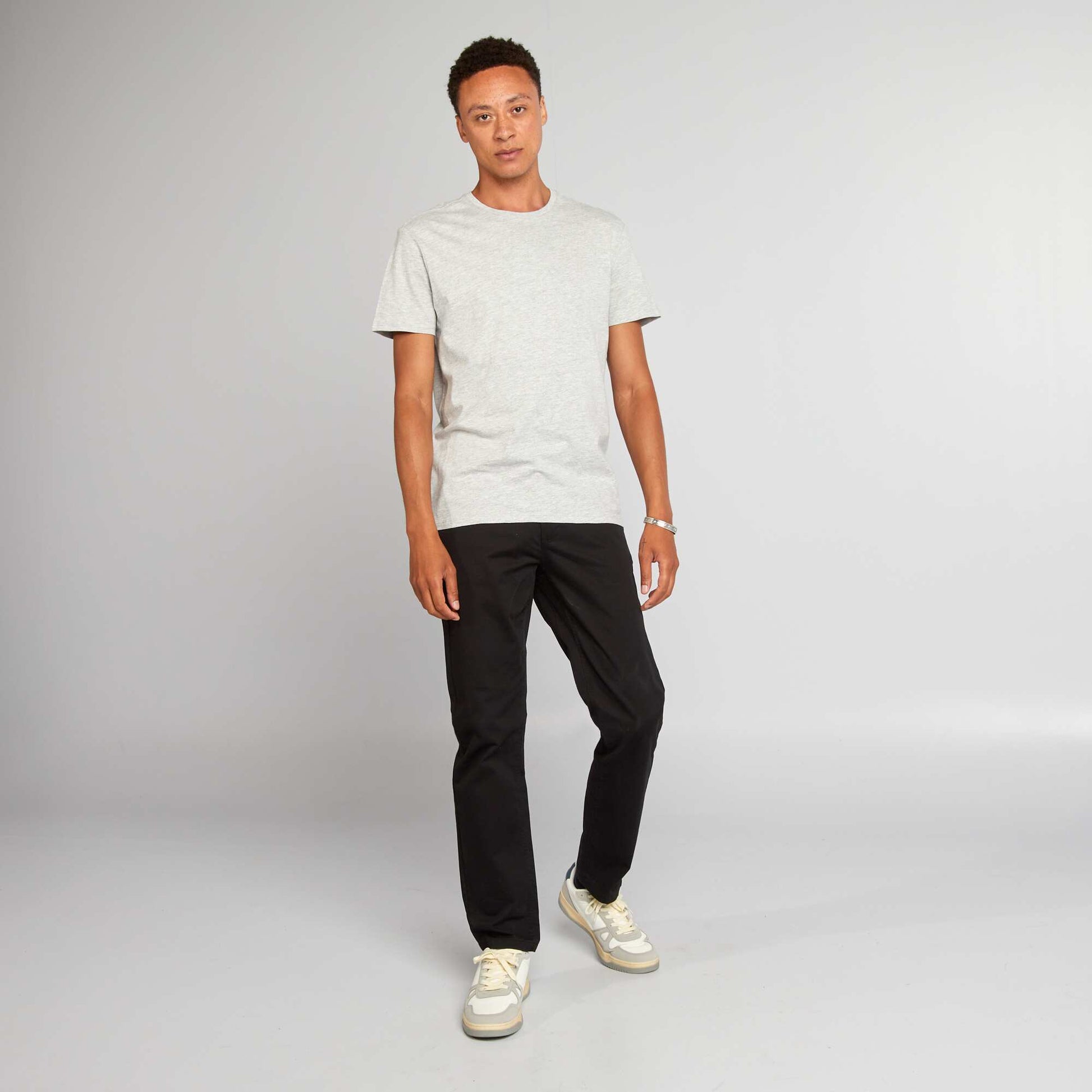 Pantalon chino regular - L32 NOIR
