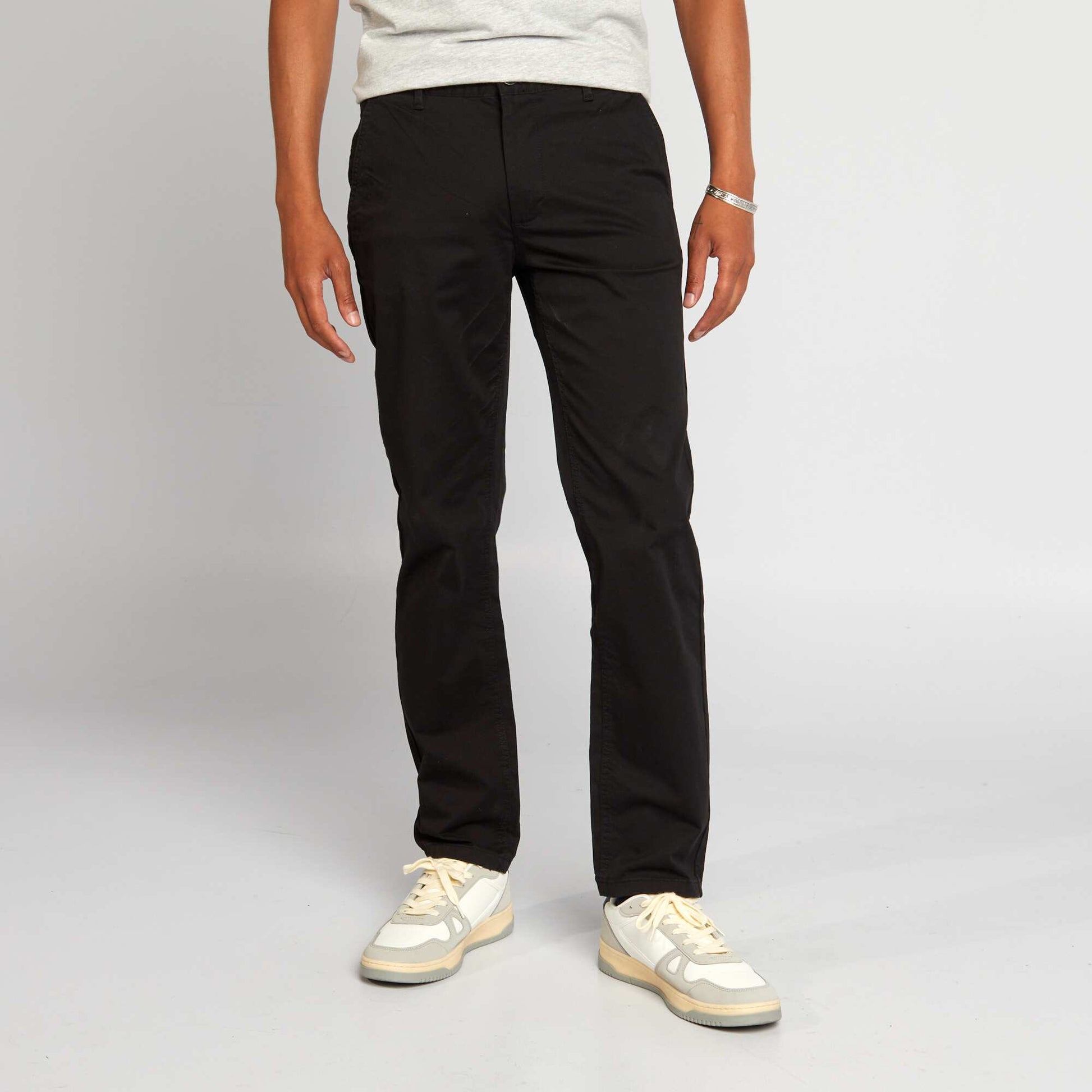 Pantalon chino regular - L32 NOIR