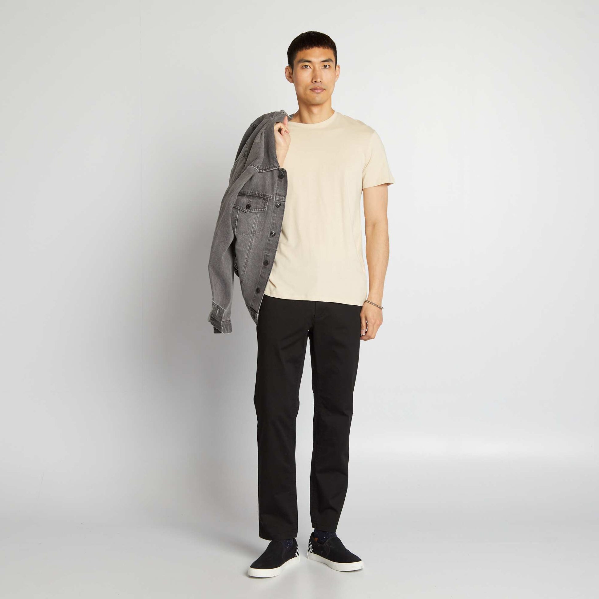 Pantalon chino regular - L30 NOIR