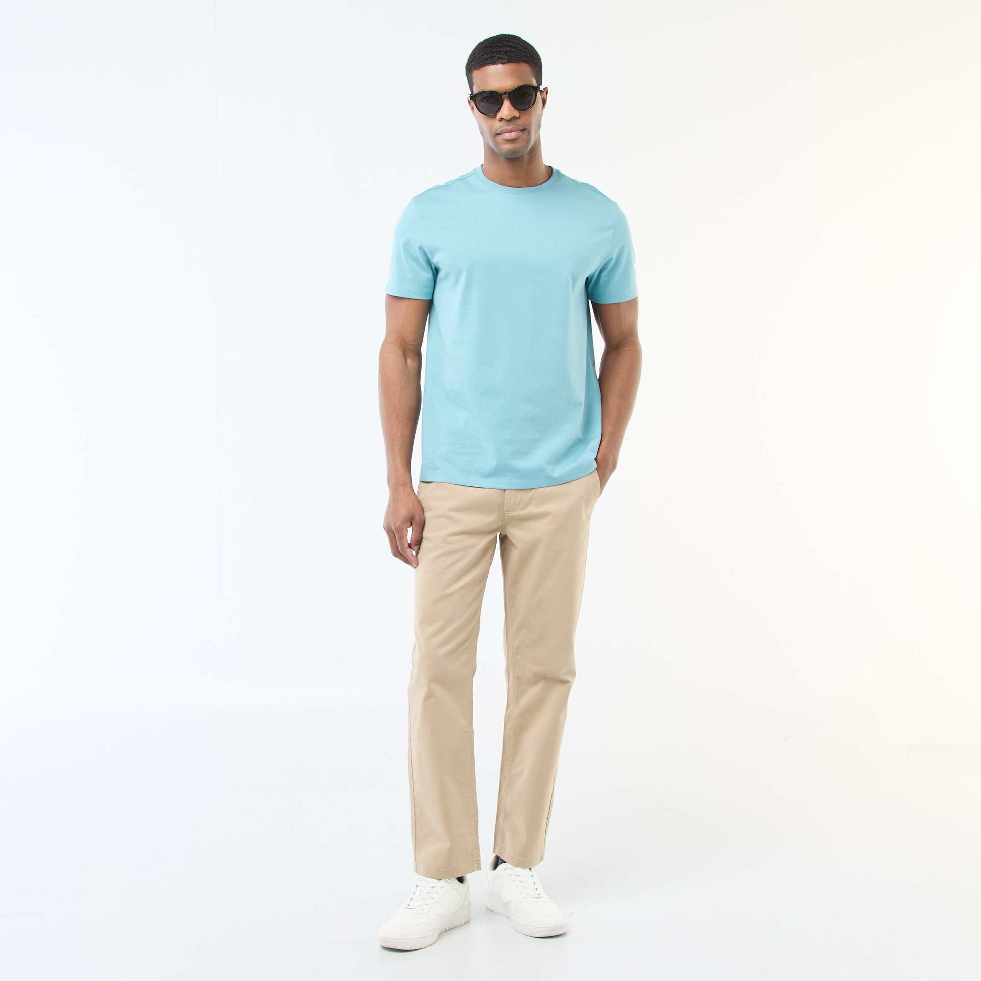 Pantalon chino regular - L30 BEIGE