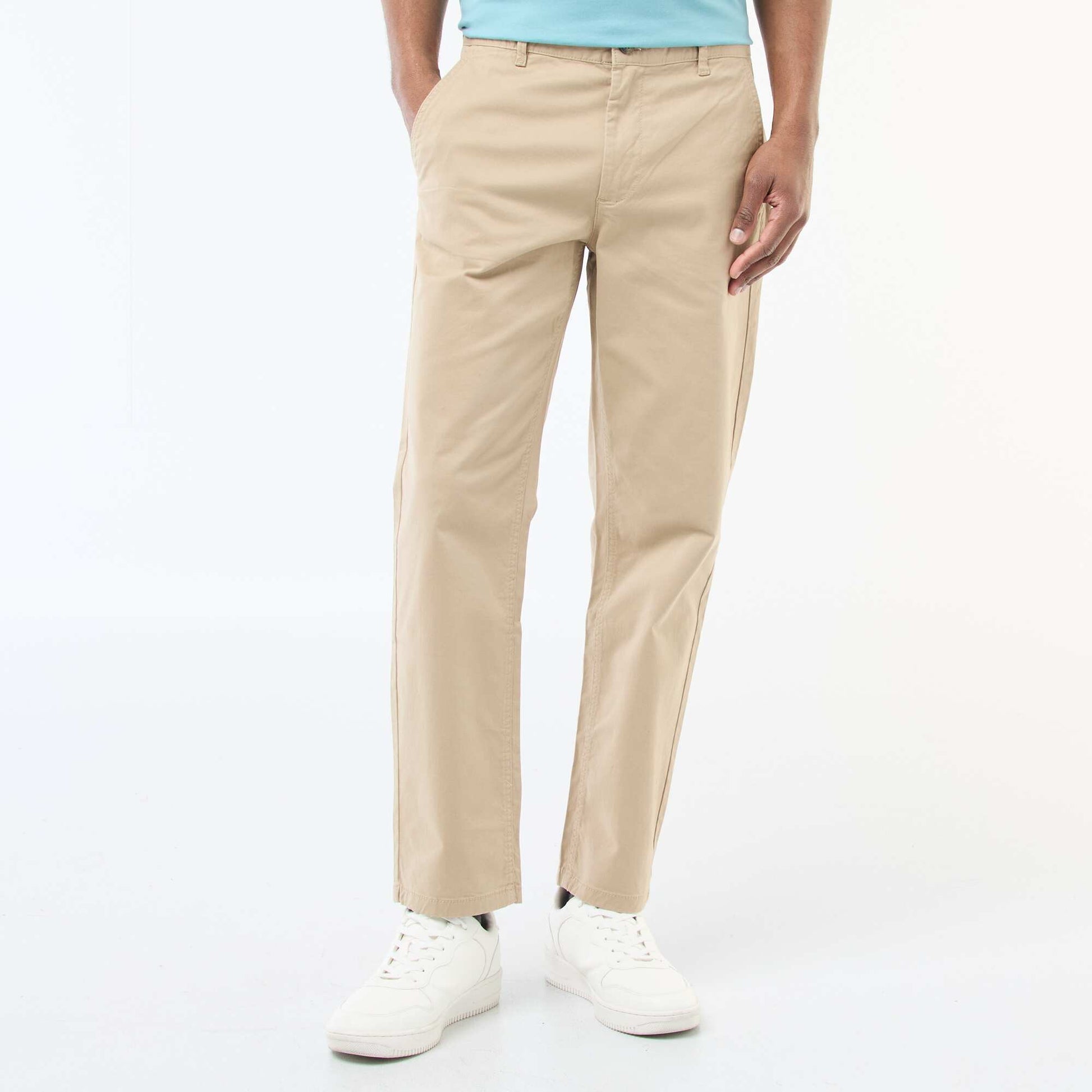 Pantalon chino regular - L30 BEIGE