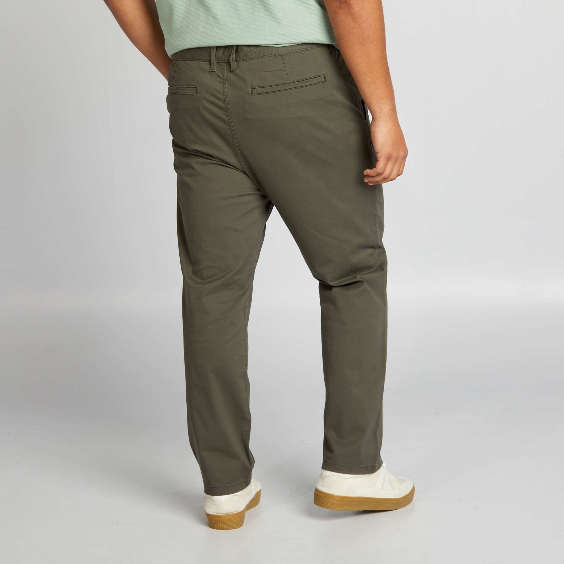 Chino à coupe droite - L32 KAKI