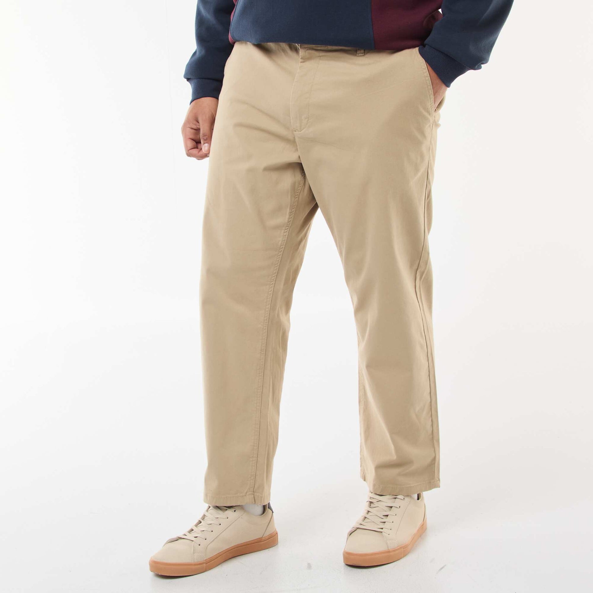 Pantalon chino droit - L30 BEIGE