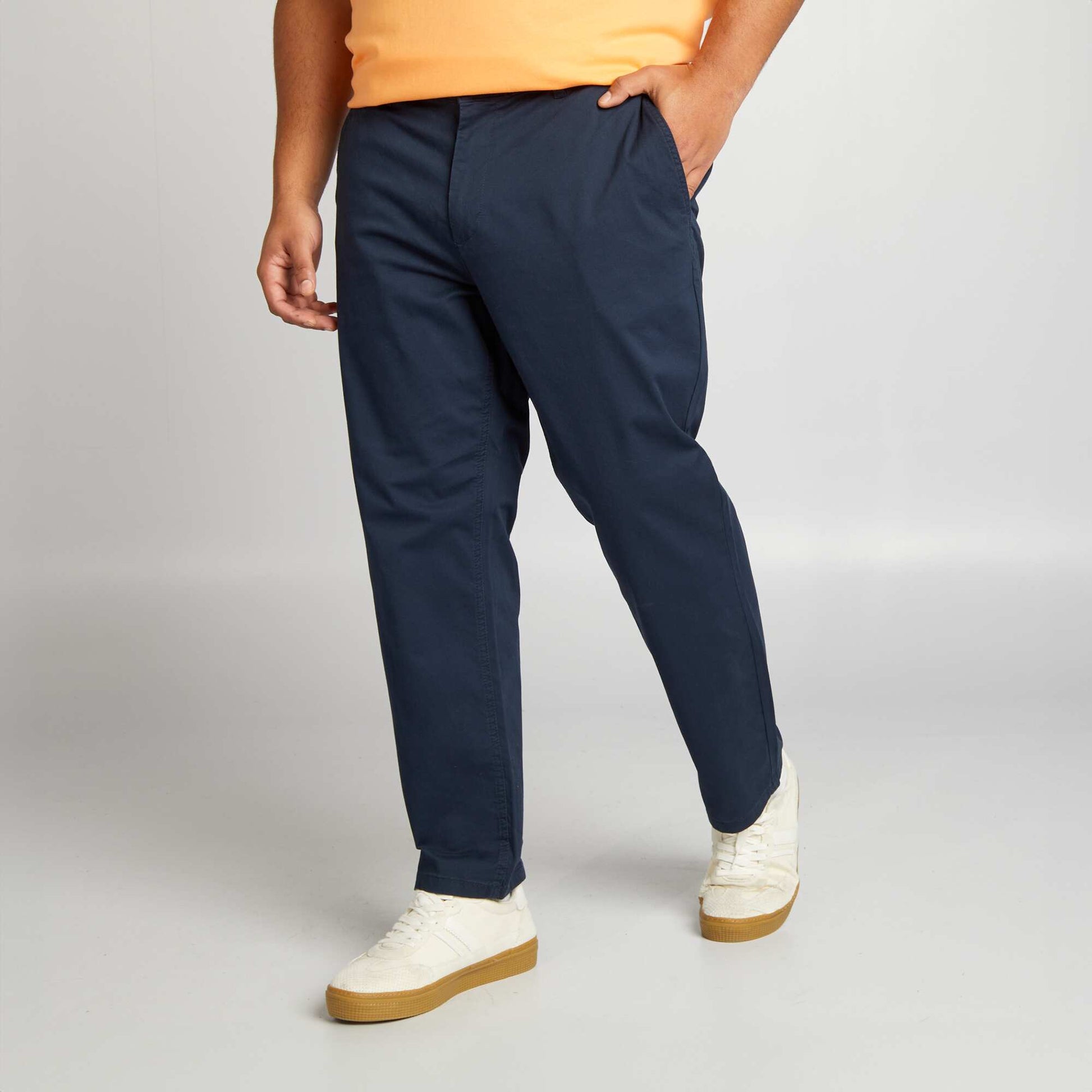 Chino regular - L34 BLEU MARINE