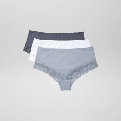 Lot de 3 culottes GRIS
