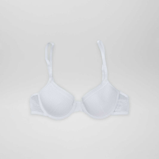 Soutien-gorge paddé microfibre Blanc