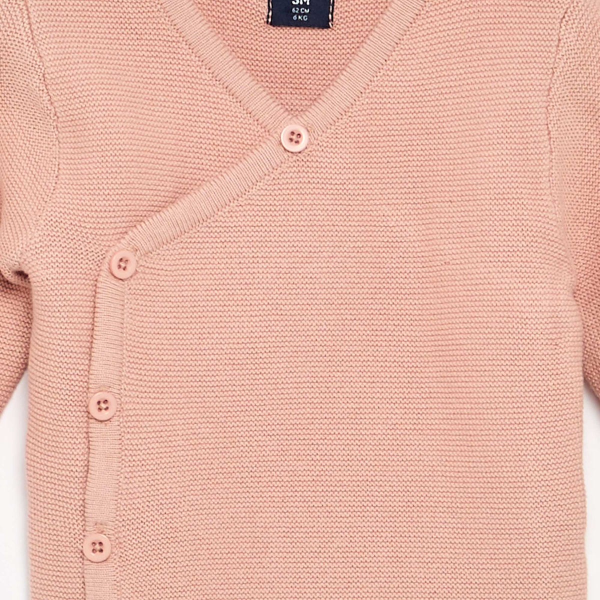Pull en maille point mousse ROSE