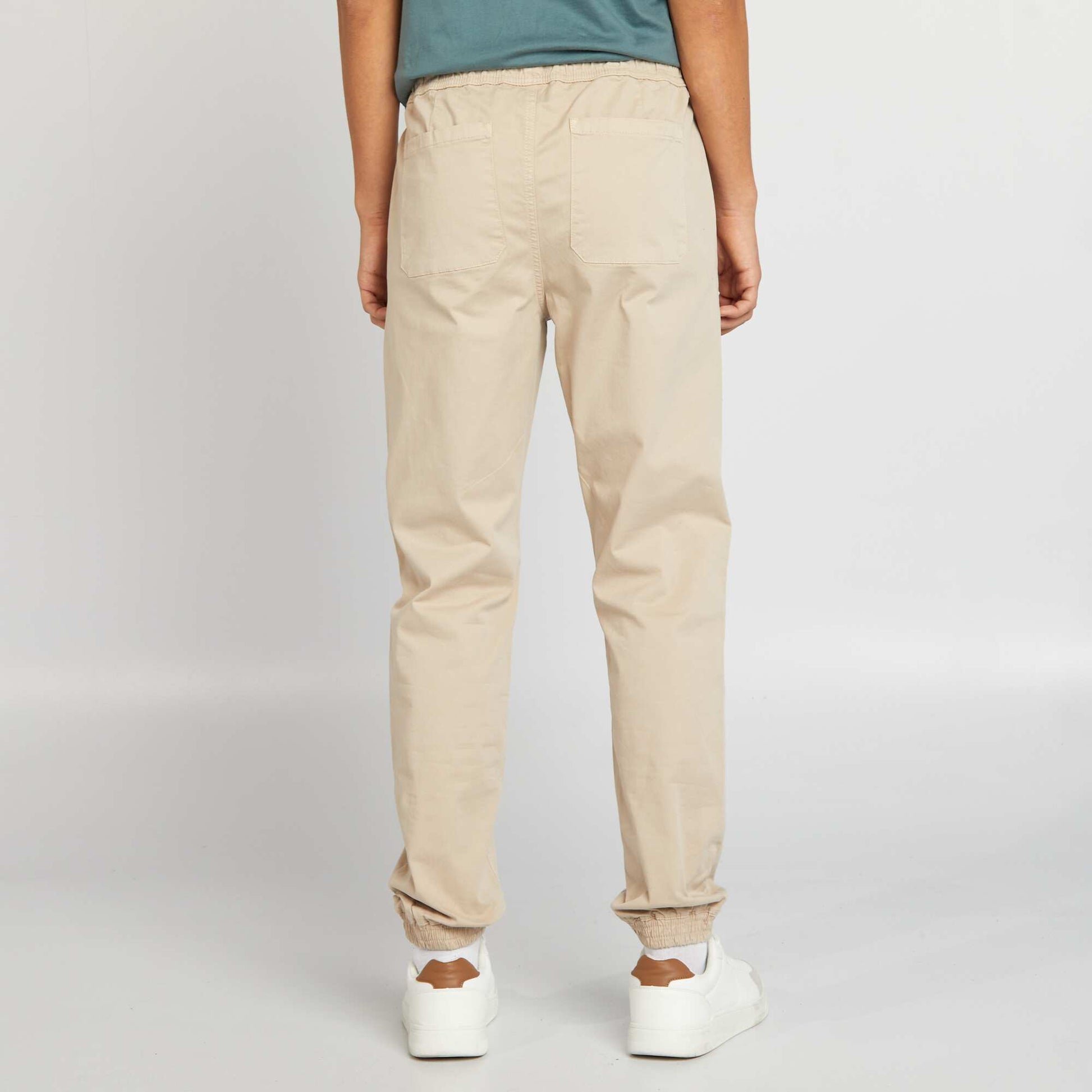 Pantalon esprit 'jogger' BEIGE