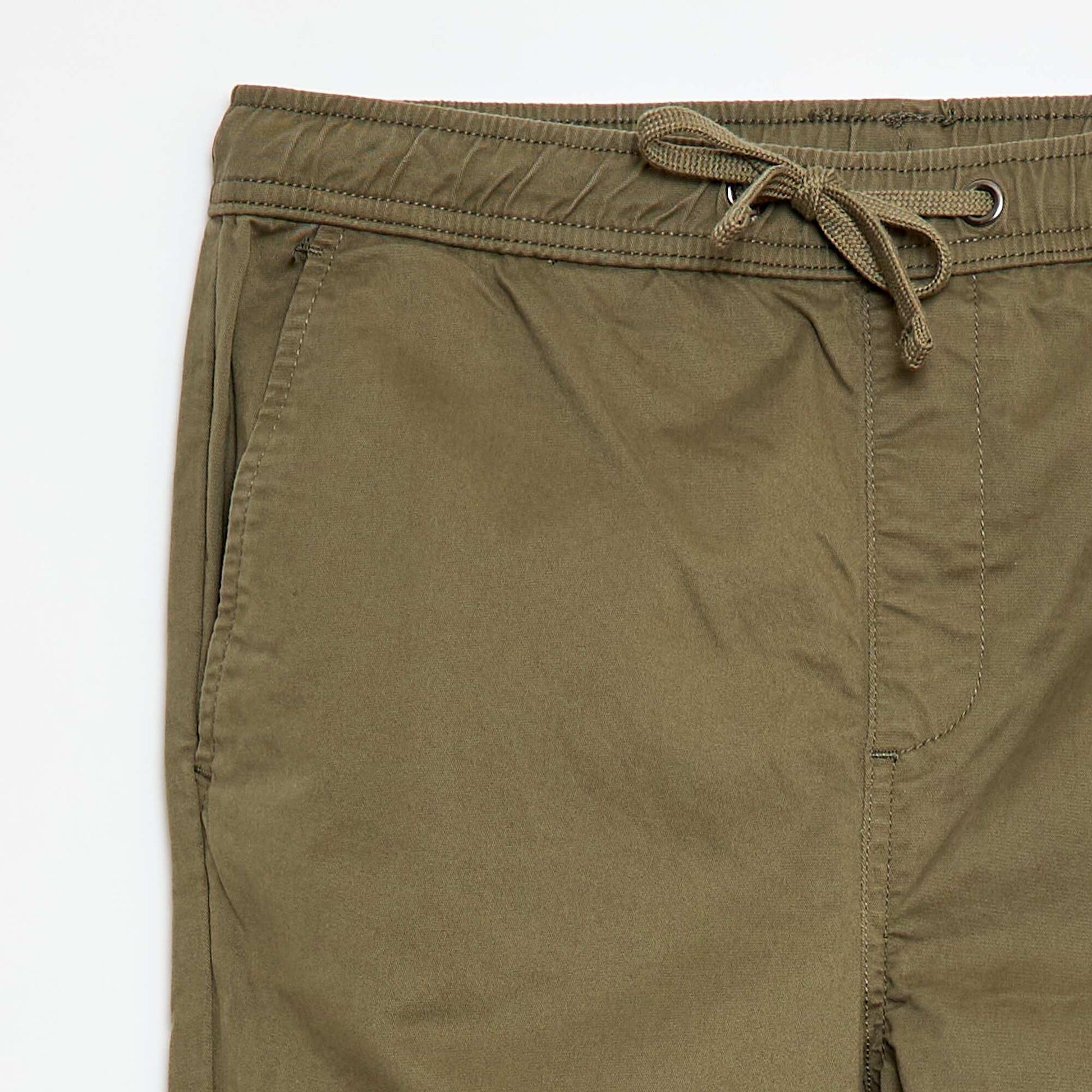 Pantalon esprit 'jogger' KAKI