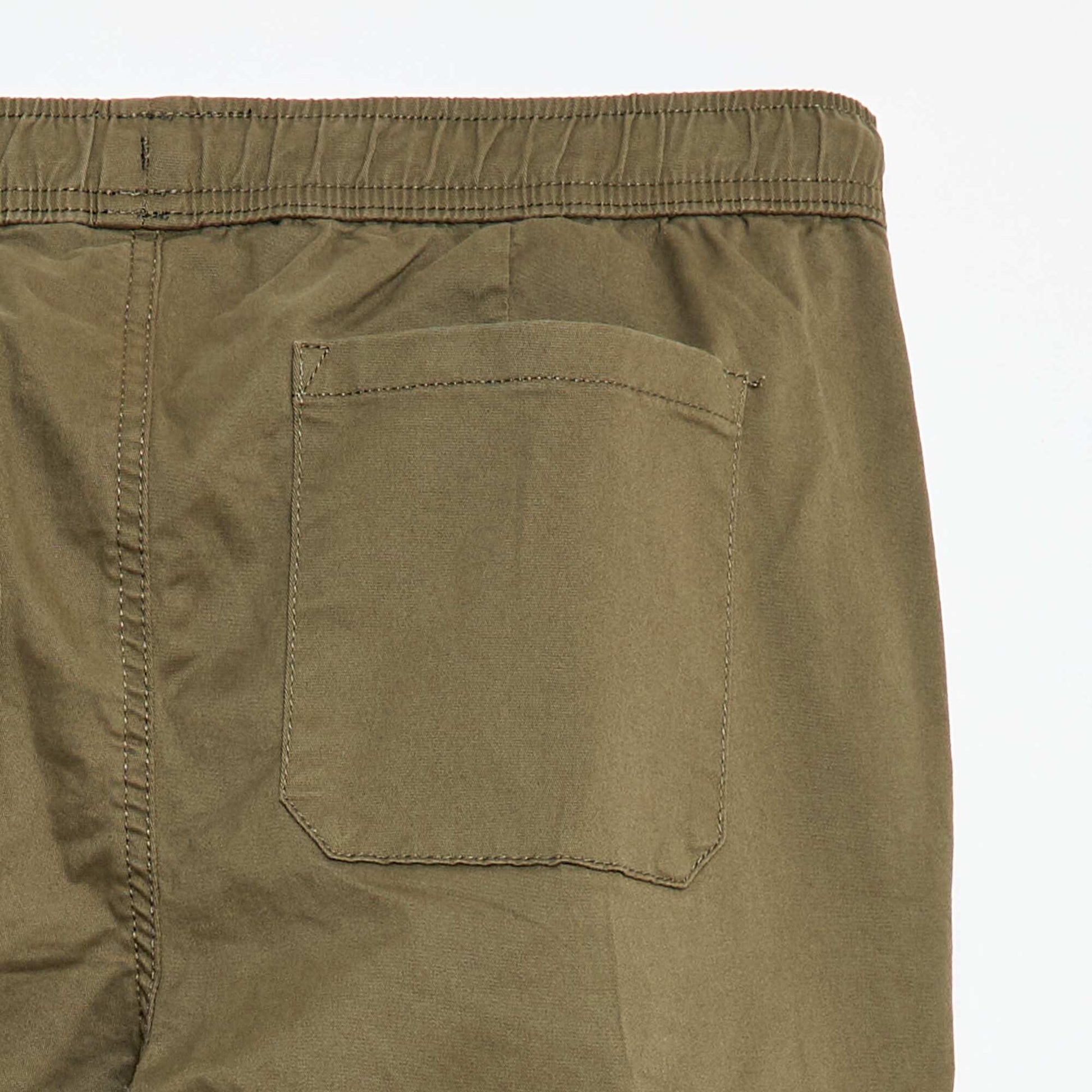 Pantalon esprit 'jogger' KAKI