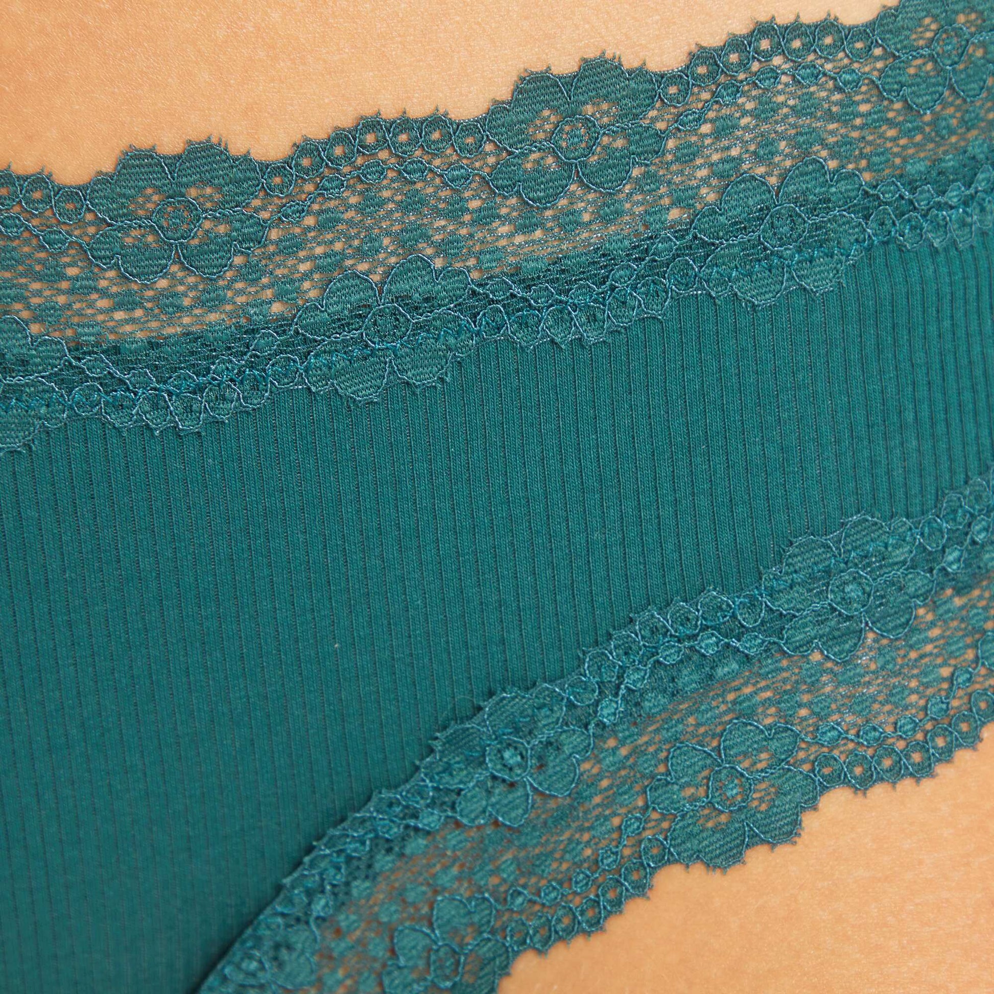 Lot de 3 shorties fines côtes BEIGE/VERT/NOIR