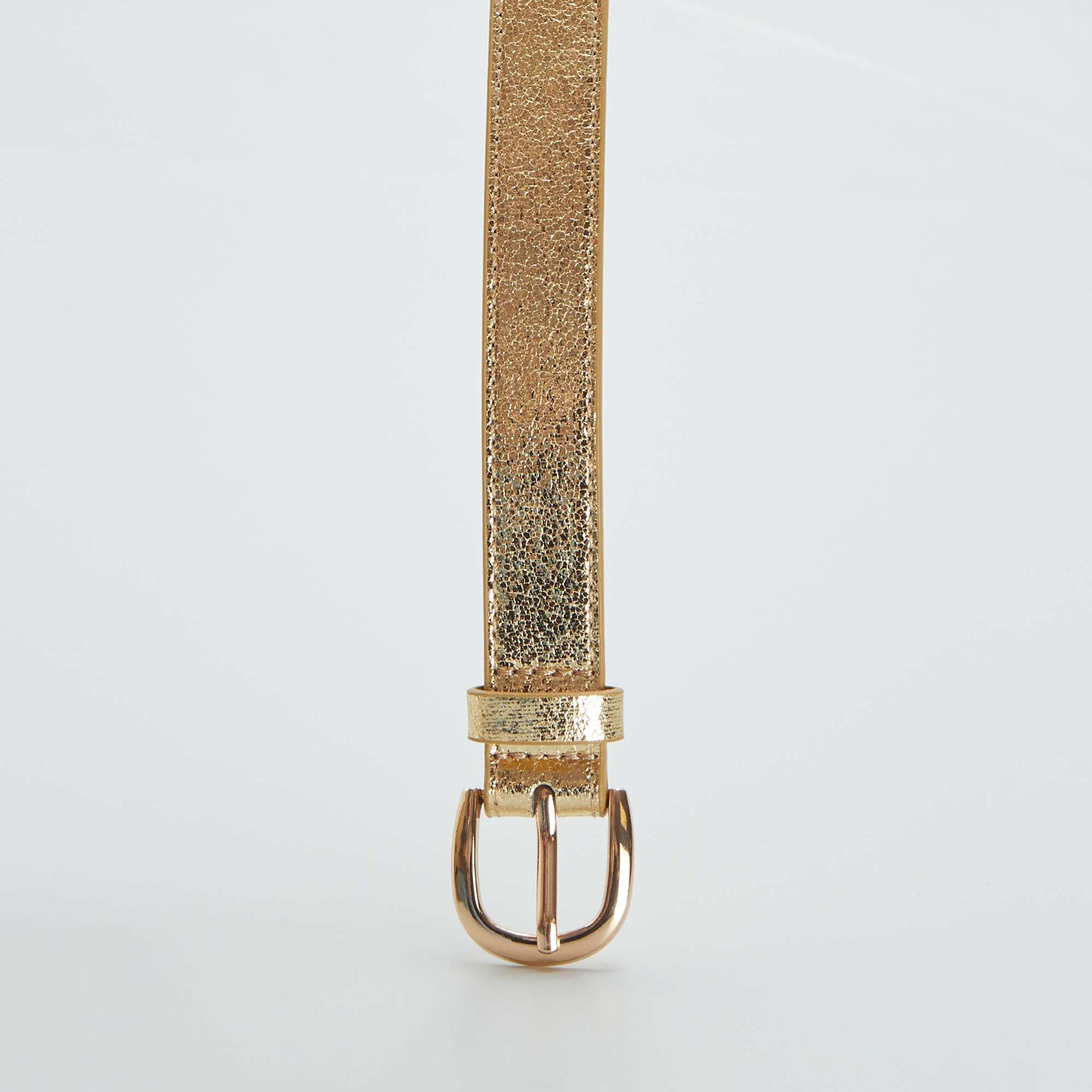 Ceinture texturée et irisée BEIGE