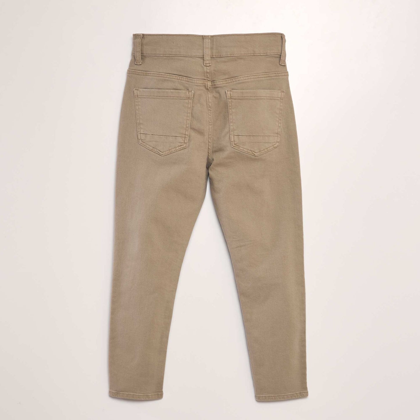 Jean slim 5 poches Beige