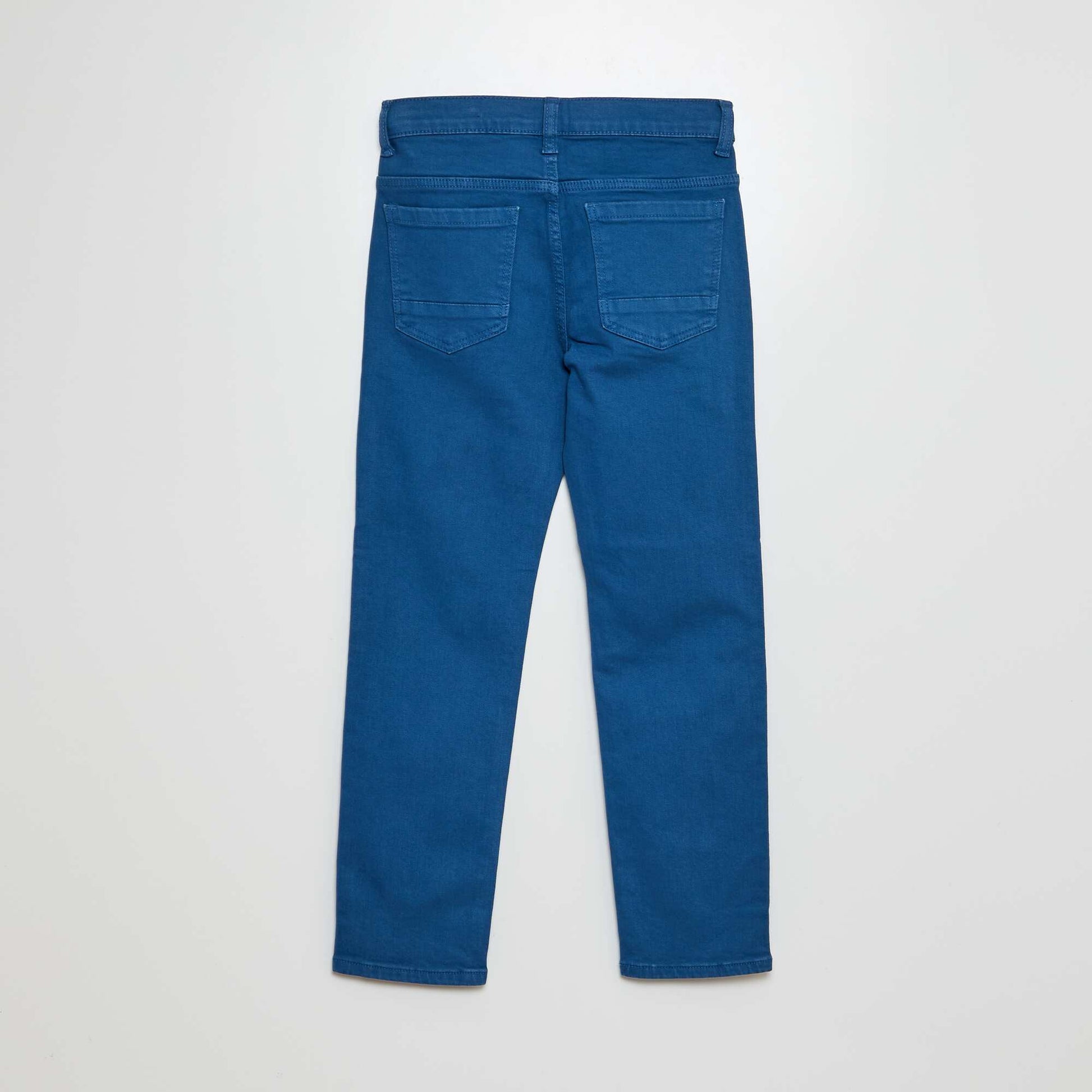 Jean slim à 5 poches bleu foncé