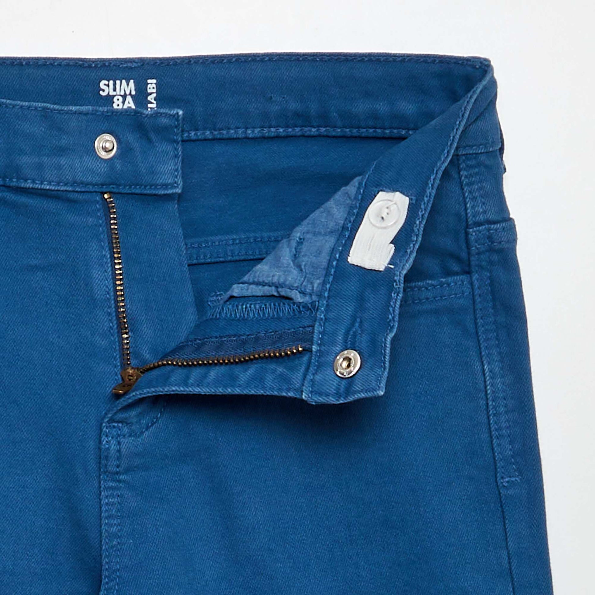 Jean slim à 5 poches bleu foncé