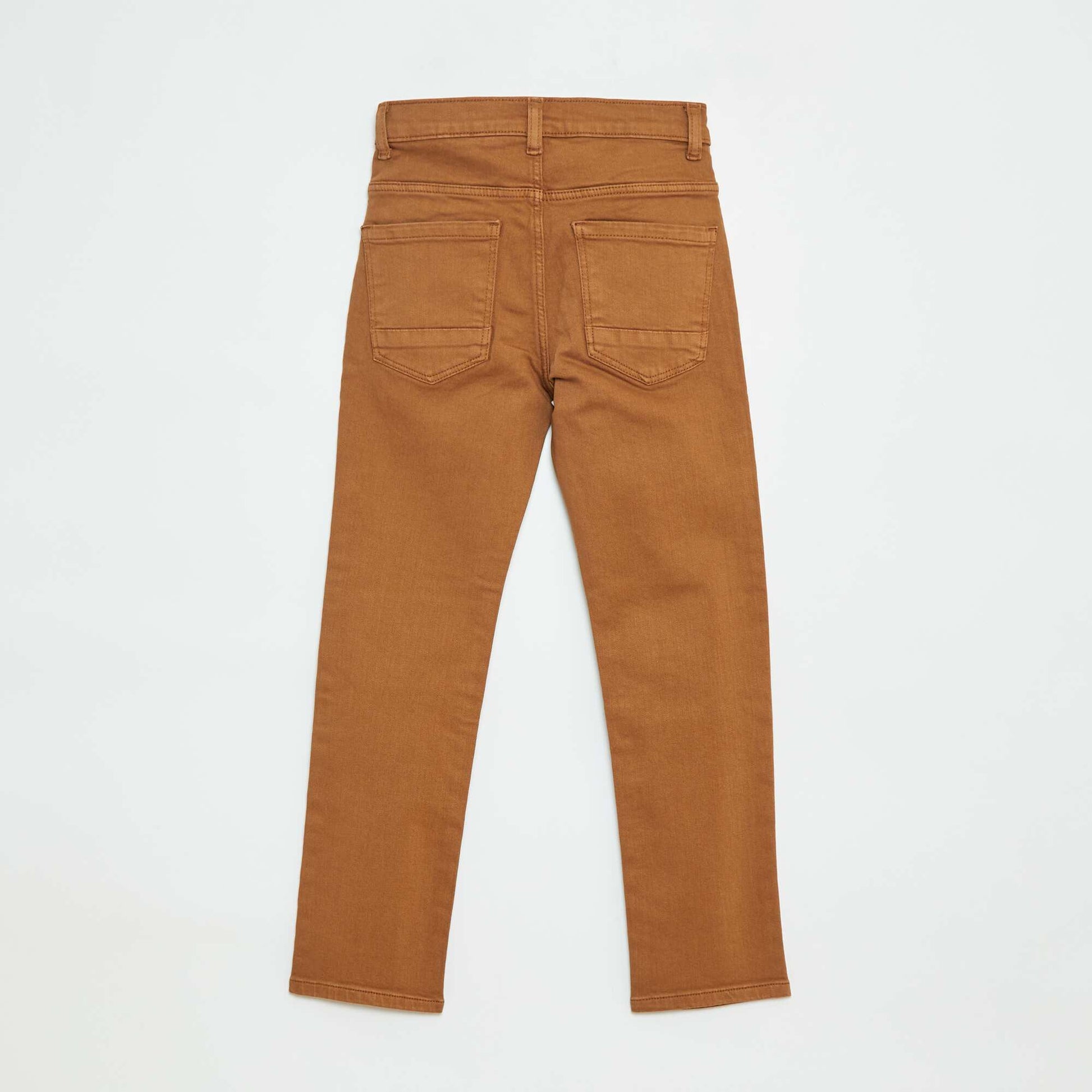 Jean slim à 5 poches BEIGE