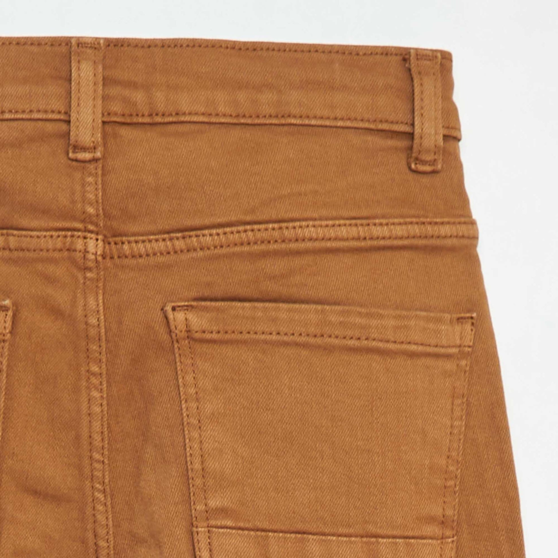 Jean slim à 5 poches BEIGE
