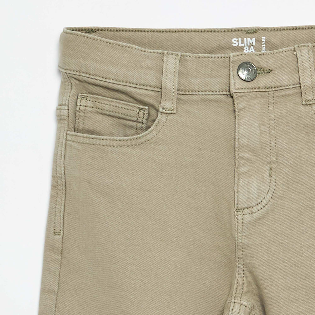 Jean slim à 5 poches KAKI