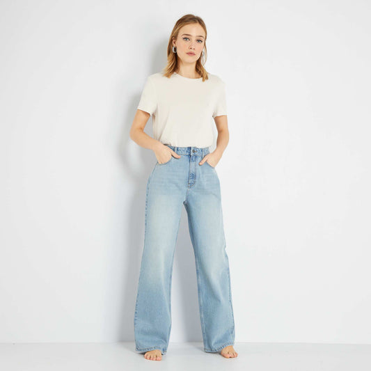 Jean wide leg - L30 Triple stone