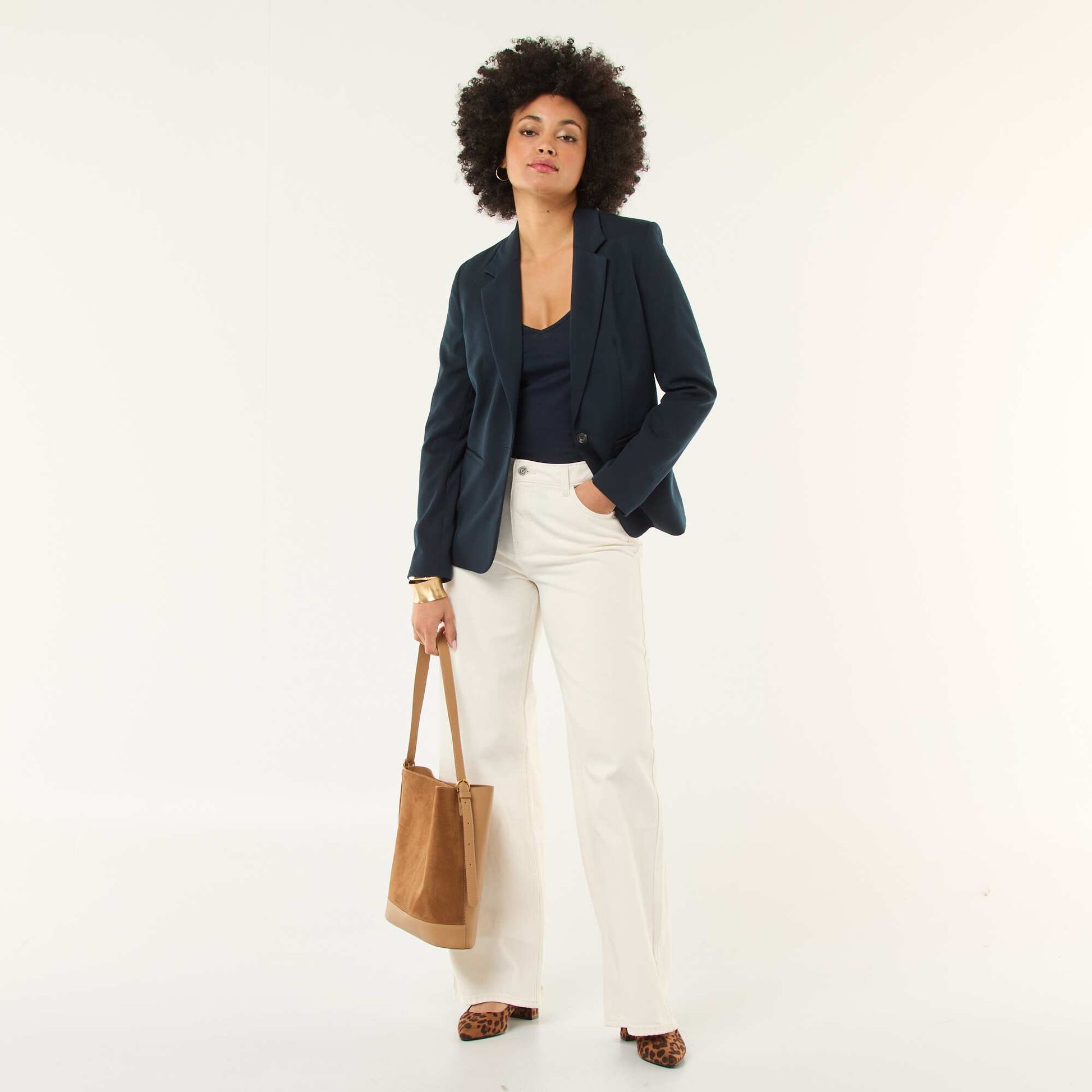 Jean wide leg - L30 BLANC