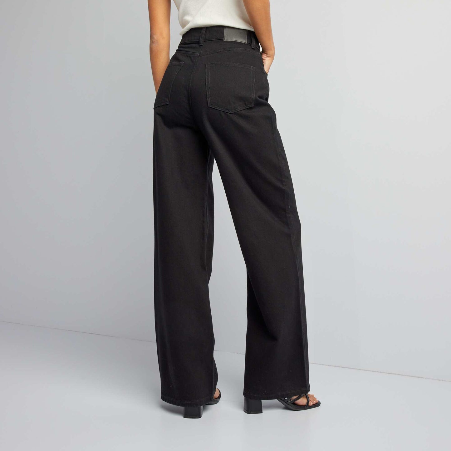 Jean wide leg - L32 NOIR