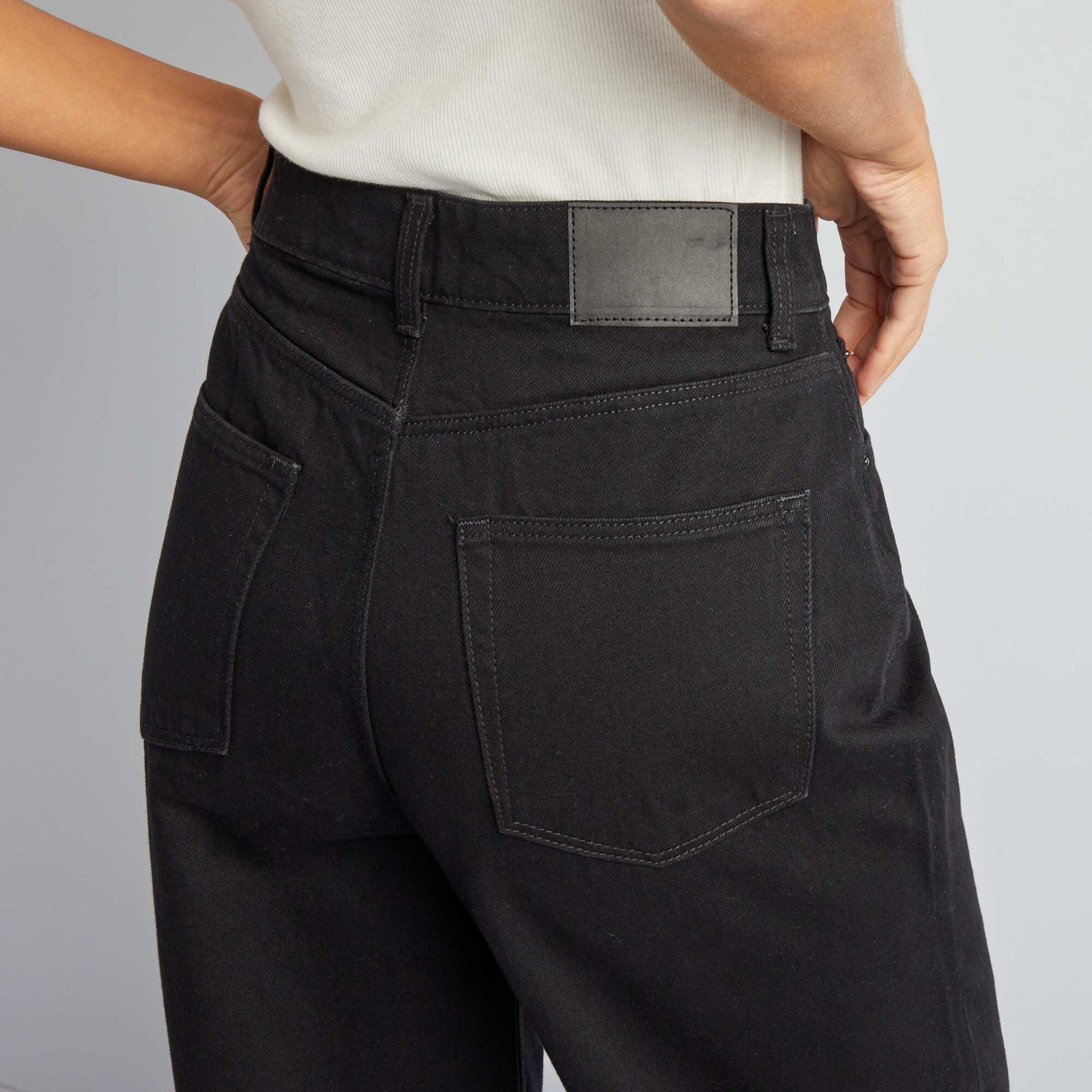 Jean wide leg - L32 NOIR