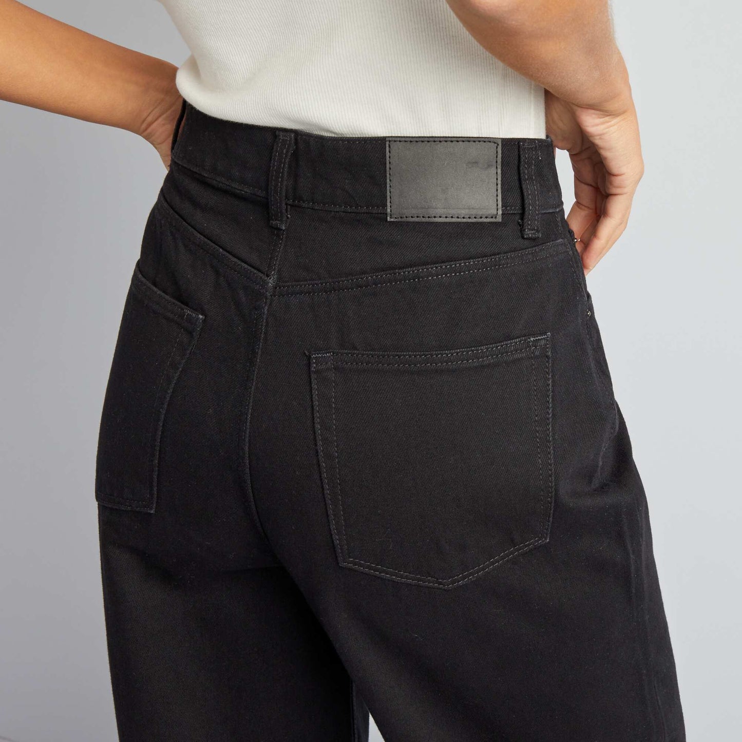 Jean wide leg - L32 NOIR