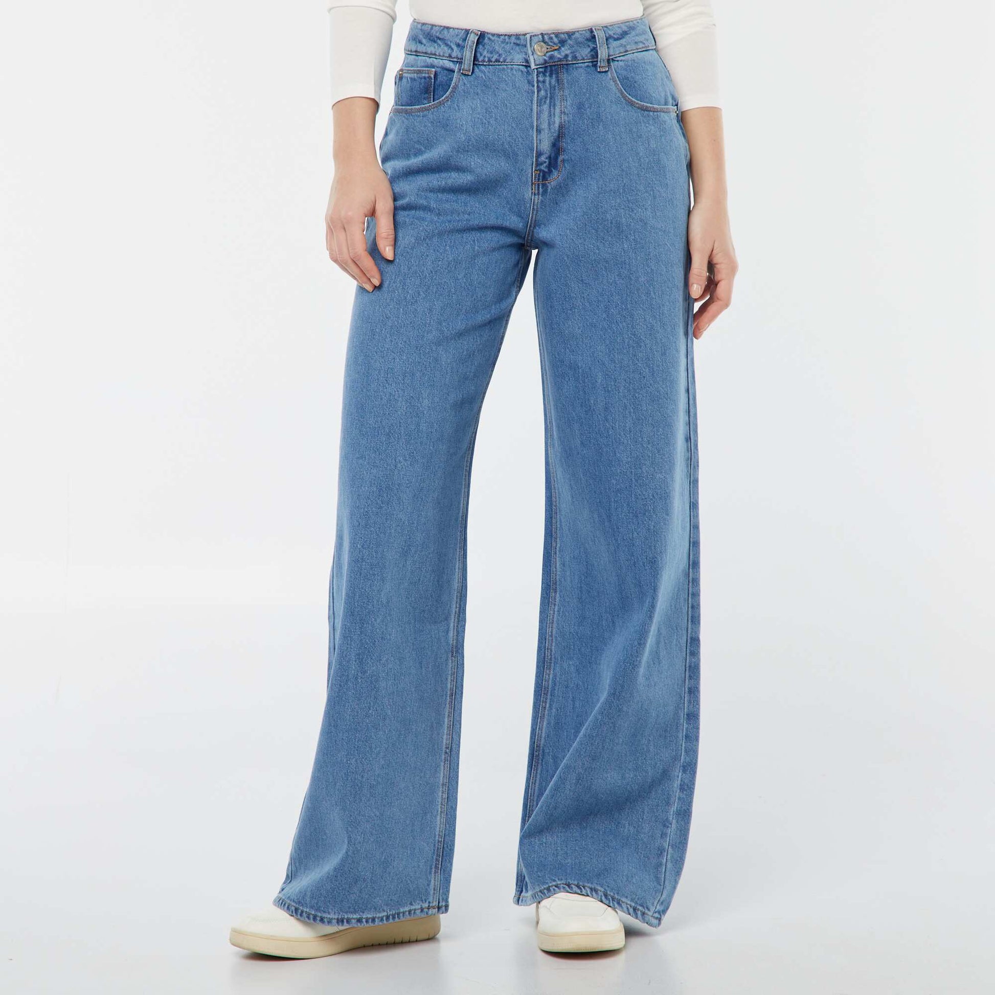 Jean wide leg - L32 TRIPLE STONE