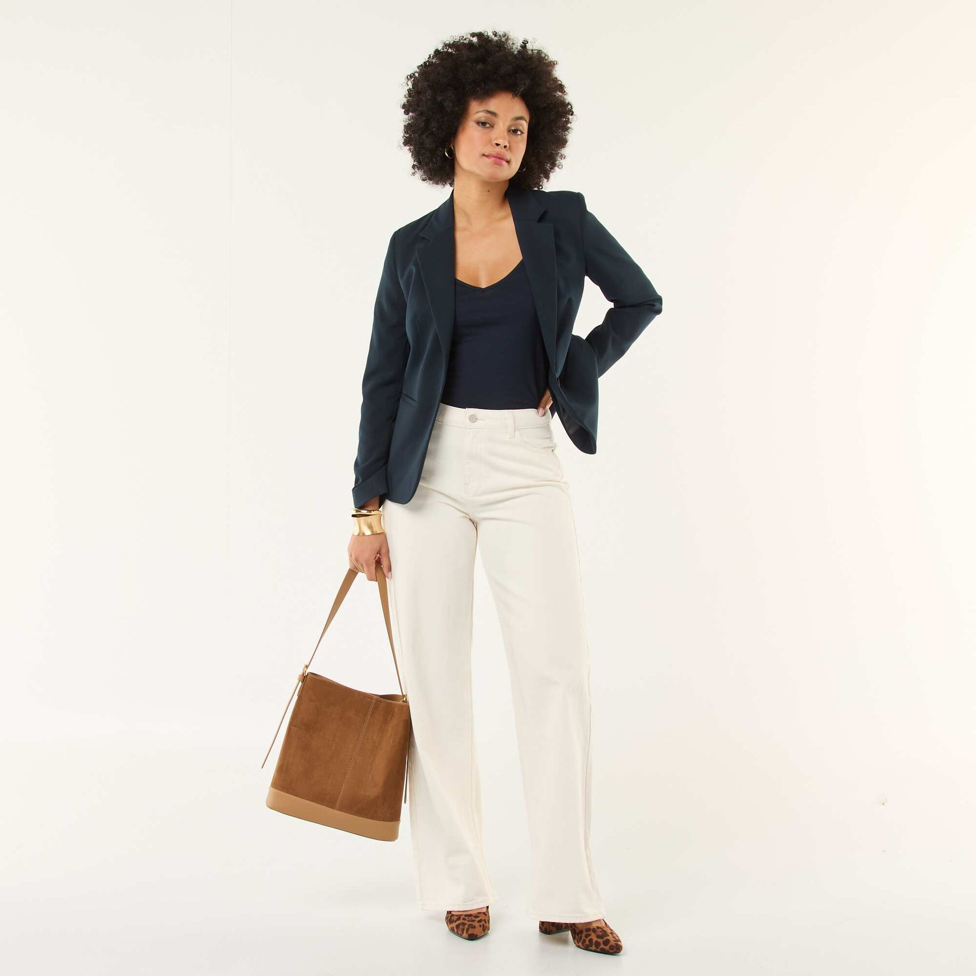 Jean wide leg - L32 BLANC
