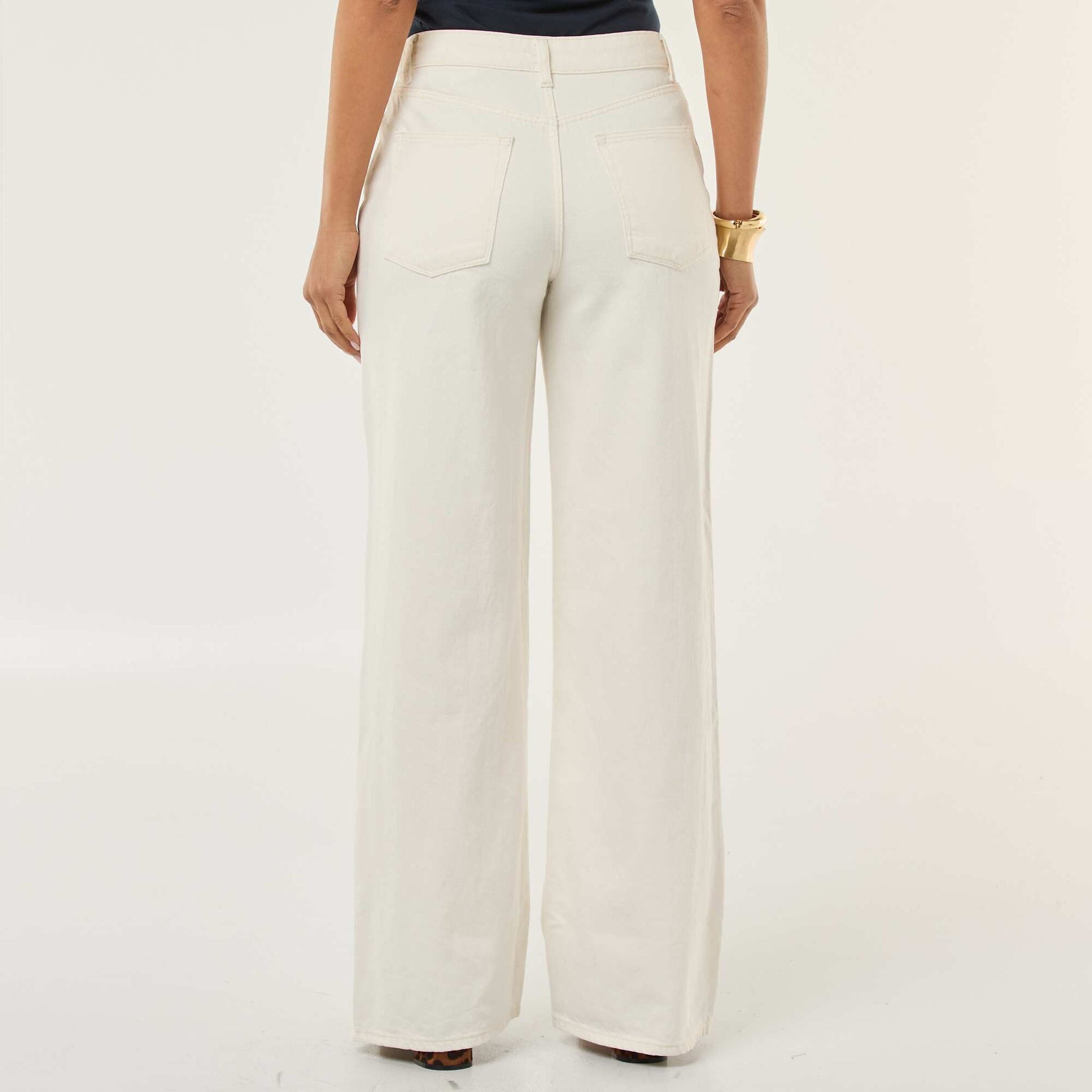 Jean wide leg - L32 BLANC